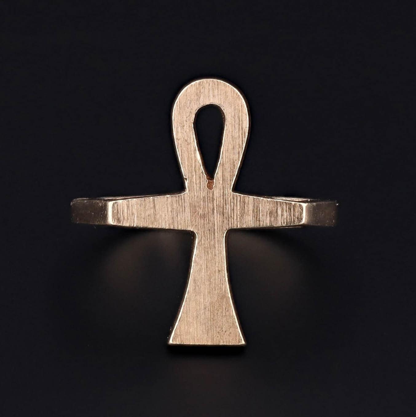 Ankh Ring | 14k Gold Ankh Ring 