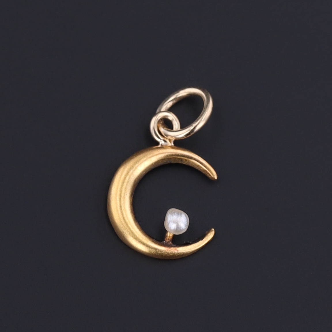 Crescent Moon Charm | Vintage Crescent Charm 