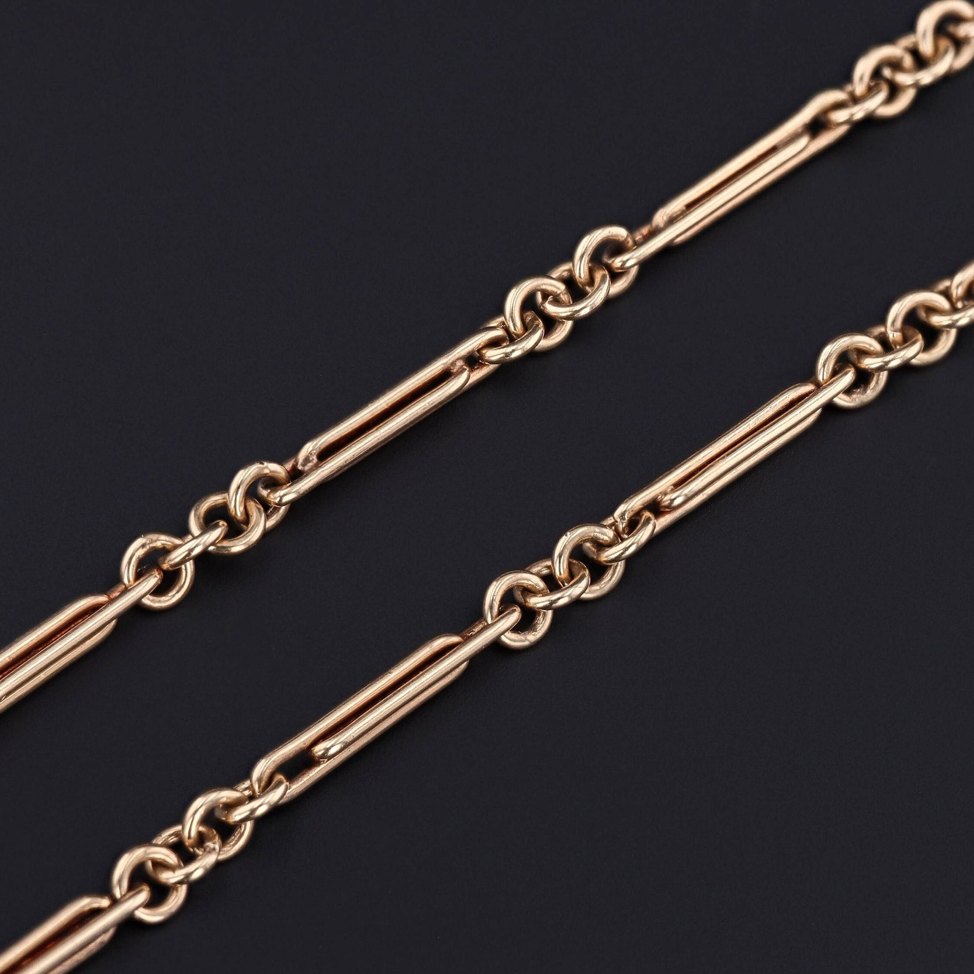 Antique Gold Necklace | 14k Gold Chain 