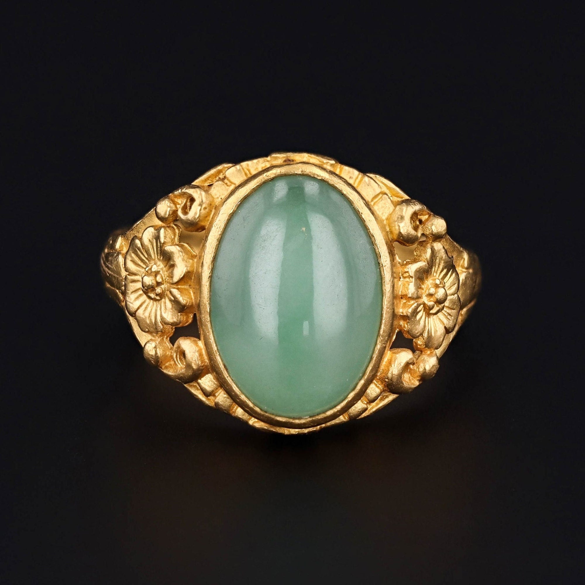 Jade Ring | Vintage Ring 