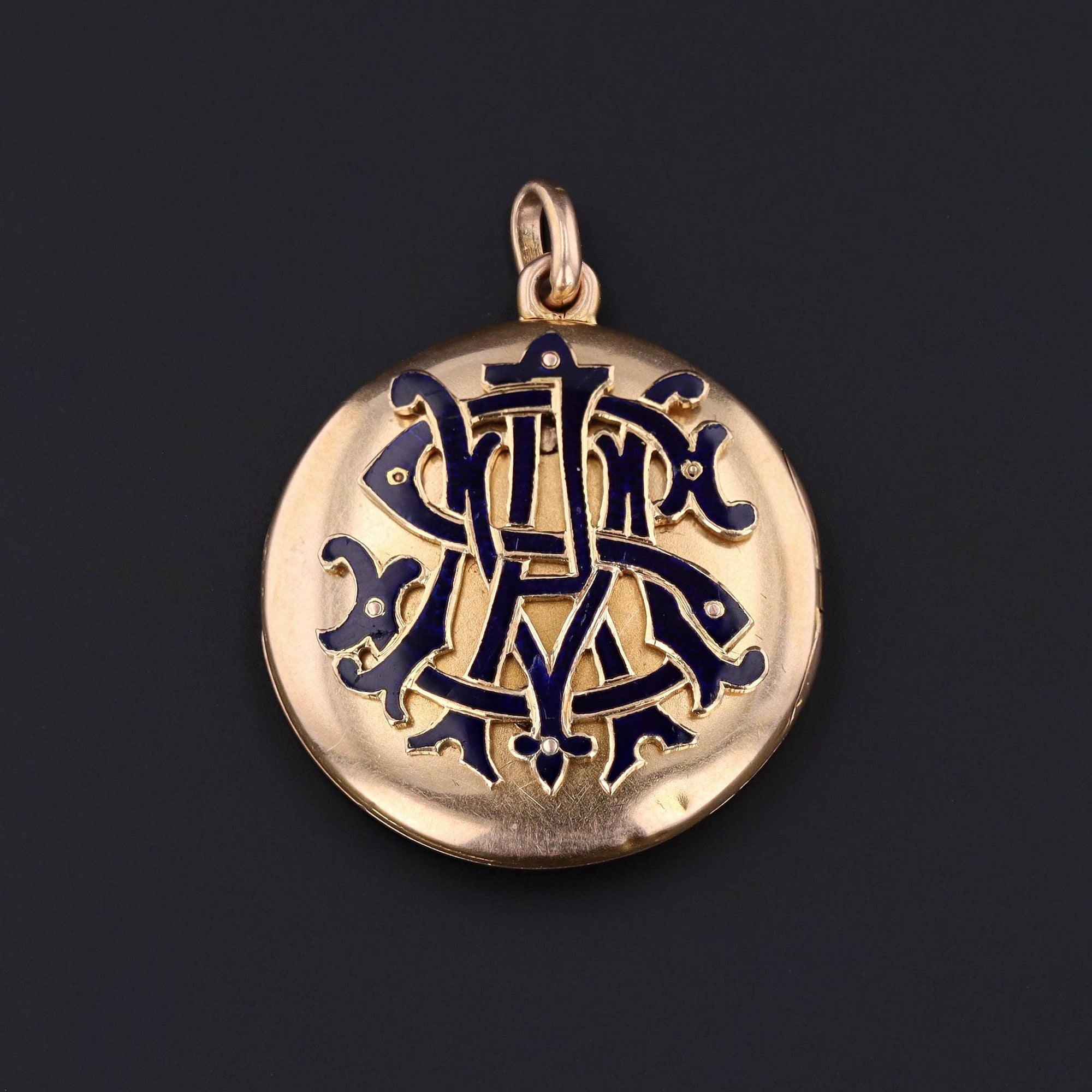 Antique Locket | Initial SAM Locket 