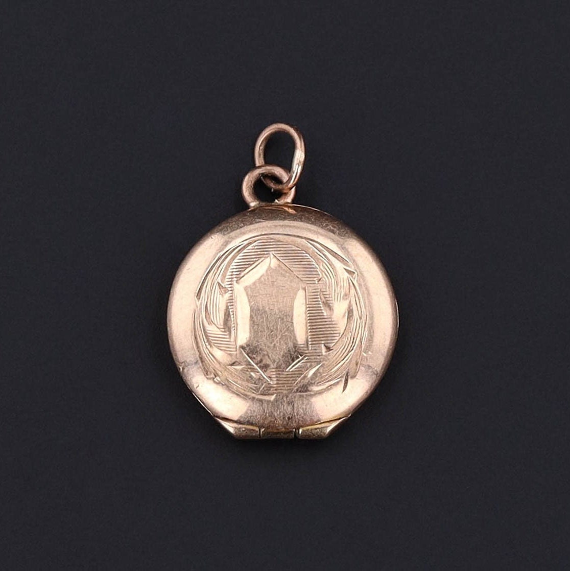 Antique Locket | 14k Gold Locket 