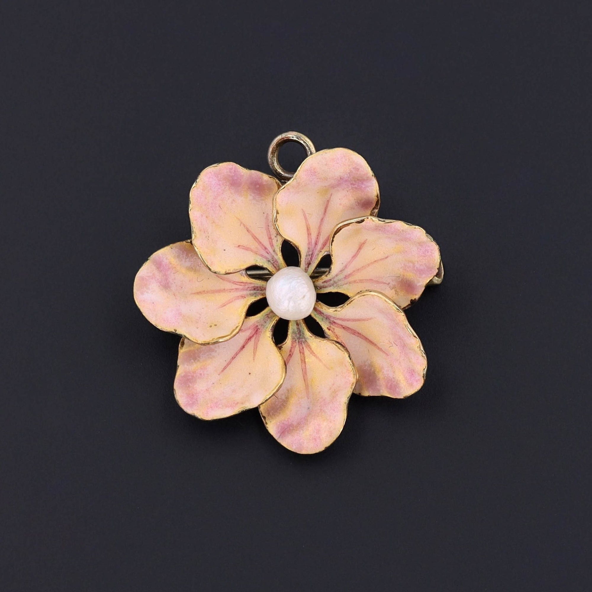 Flower Brooch or Pendant | Antique Brooch 