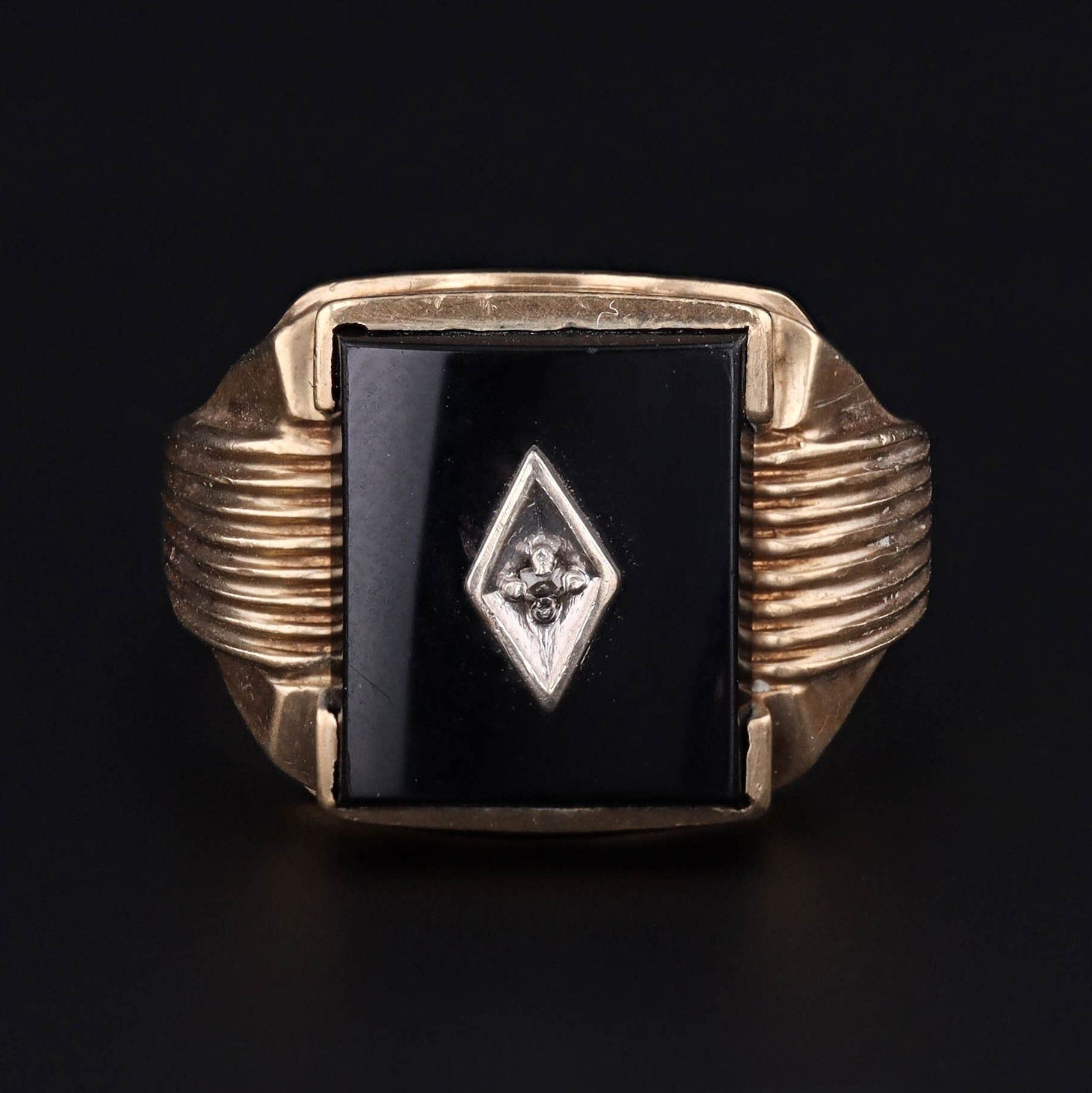 Onyx Ring | Vintage Ring 