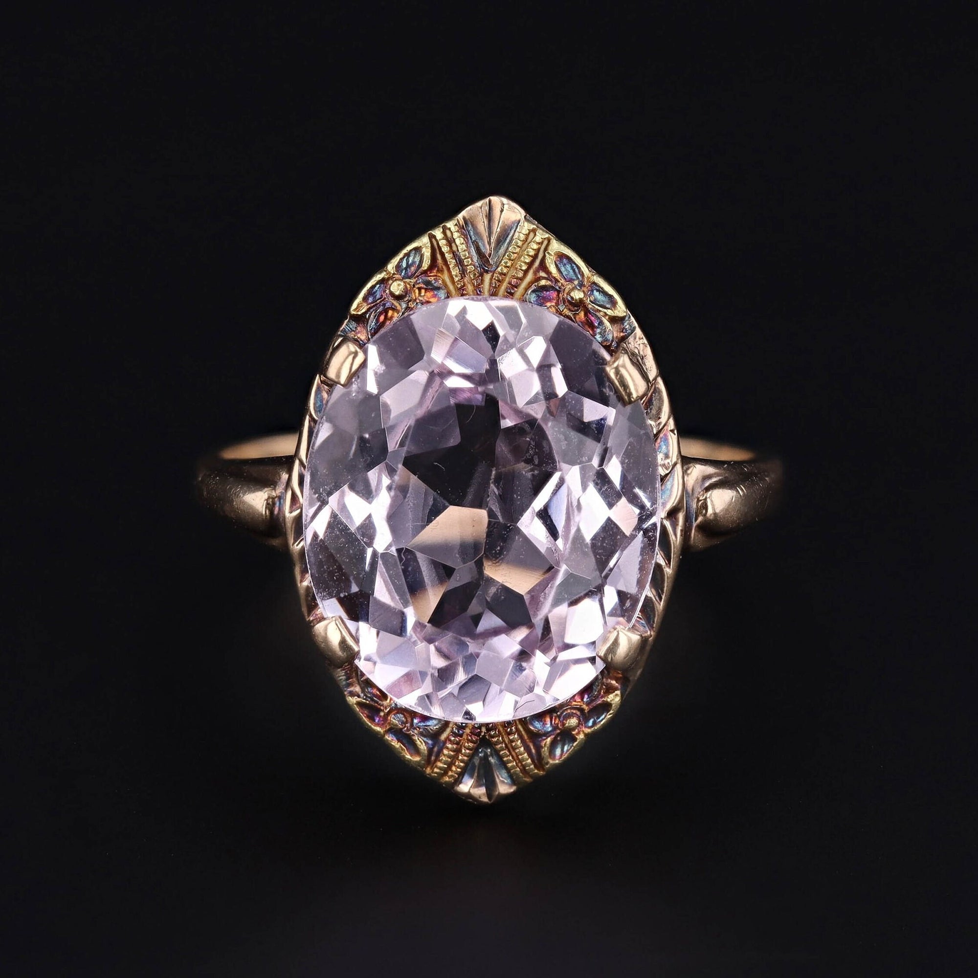 Synthetic Spinel Ring | Vintage Ring 