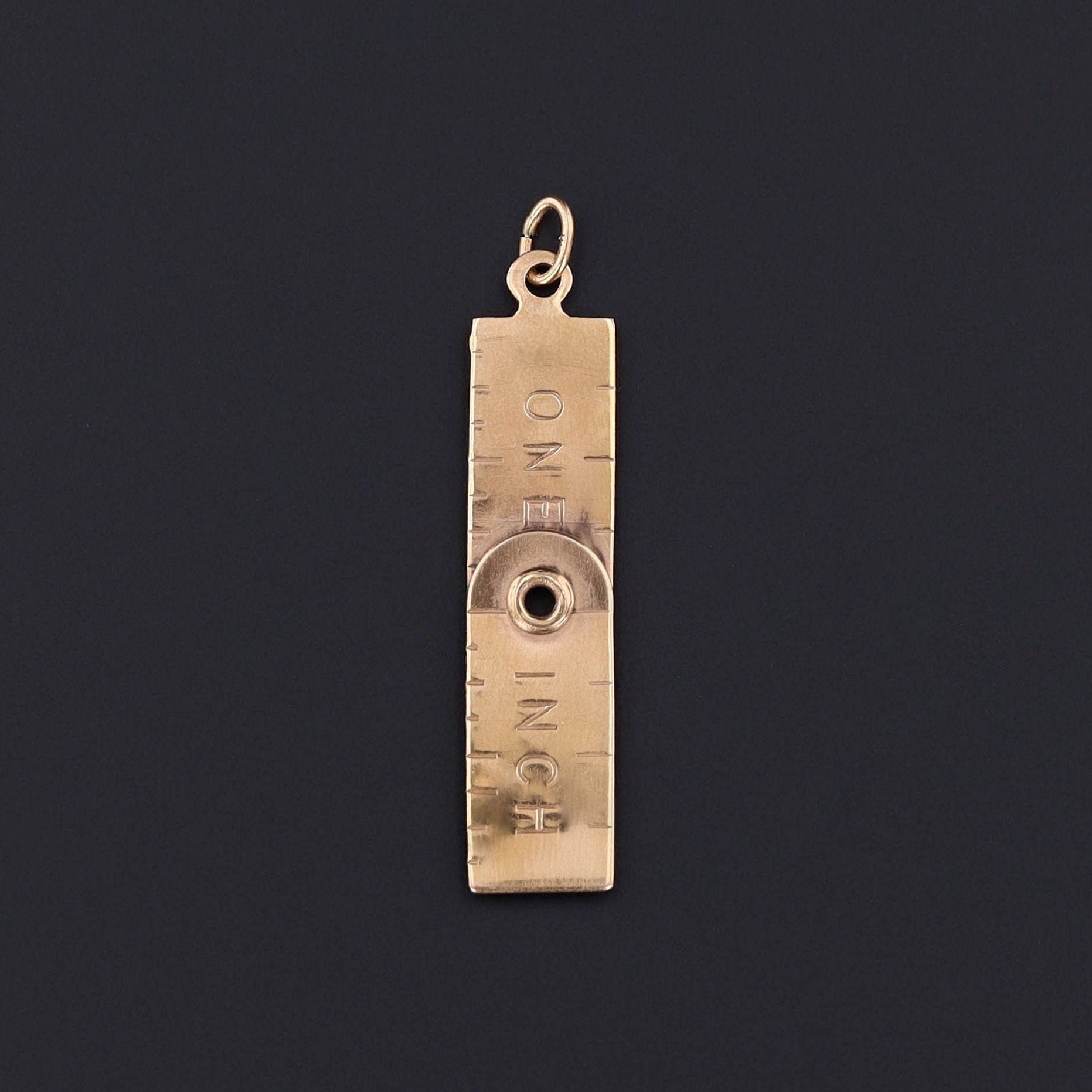 One Inch Charm | Ruler Pendant 