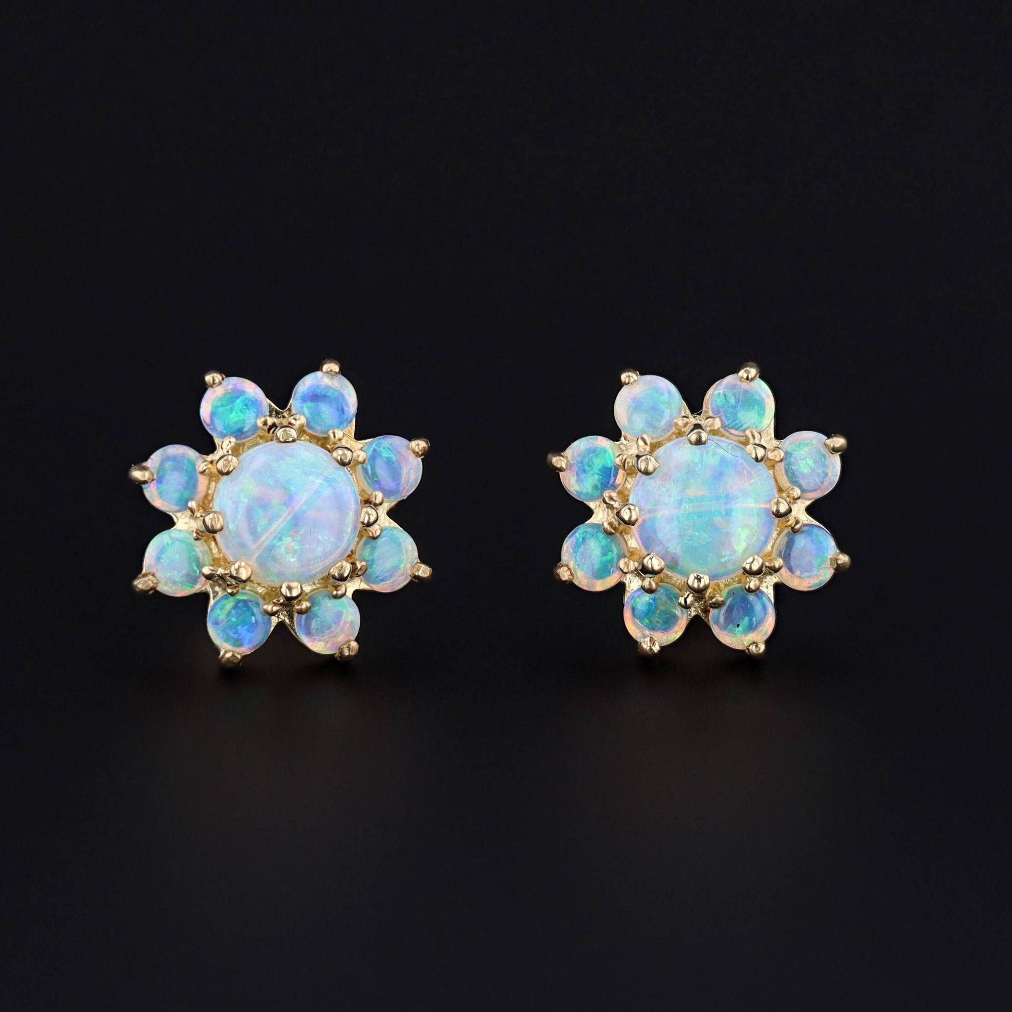 Opal Earrings | Vintage Earrings 