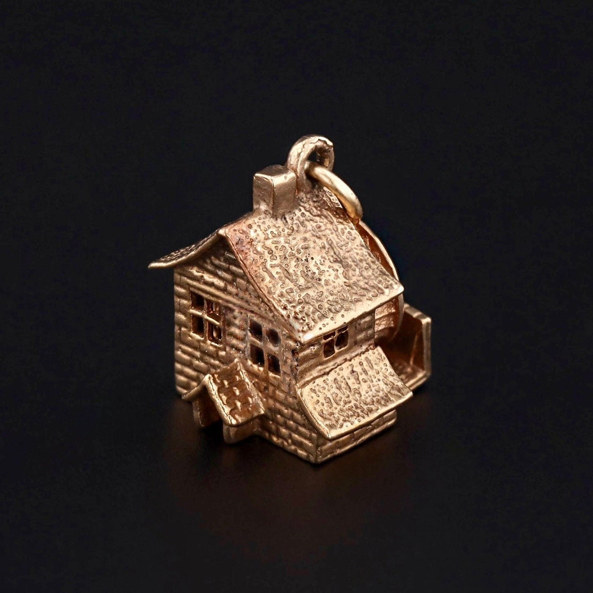 Water Mill Charm | 9ct Gold Charm 