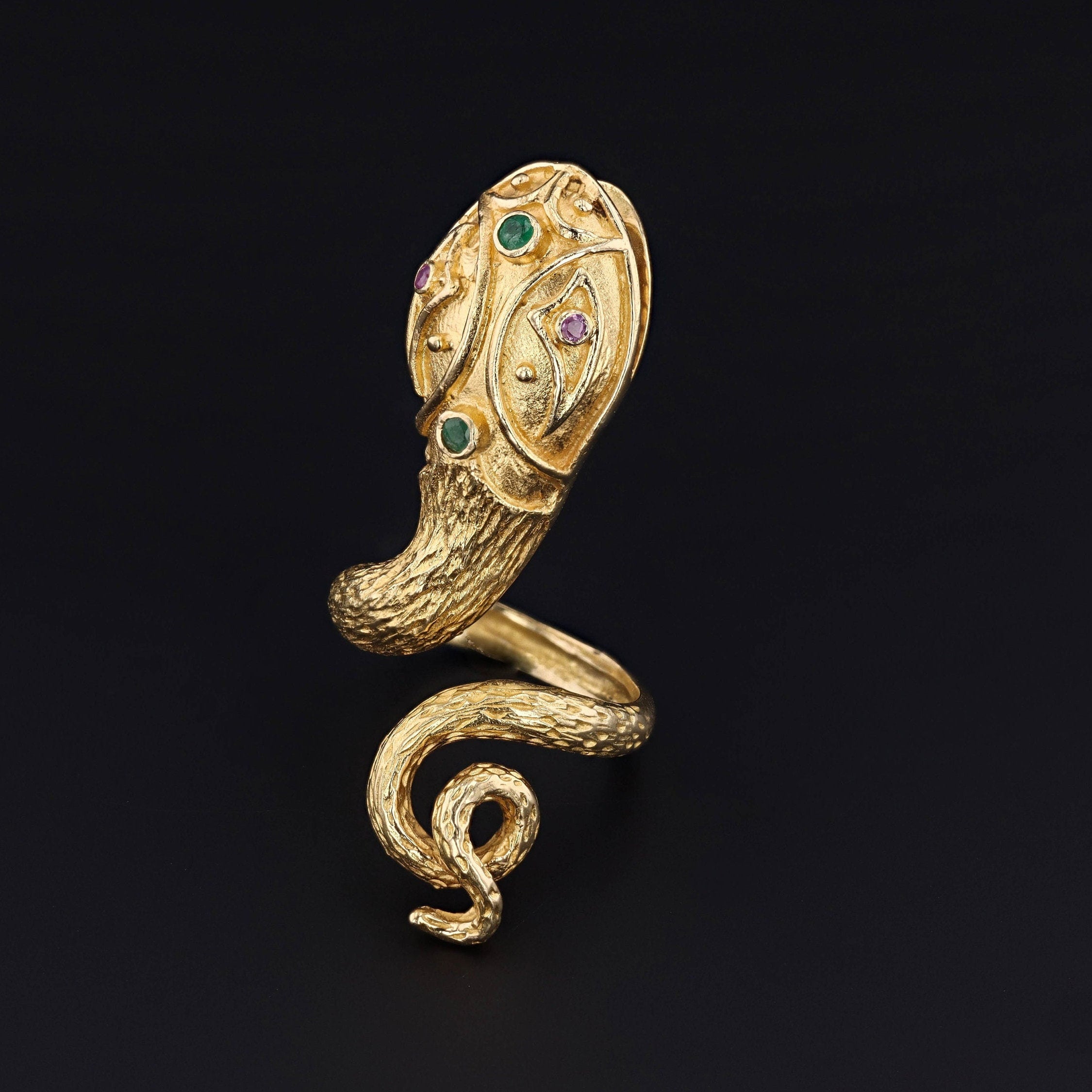 Snake Ring | Vintage Snake Ring - Trademark Antiques