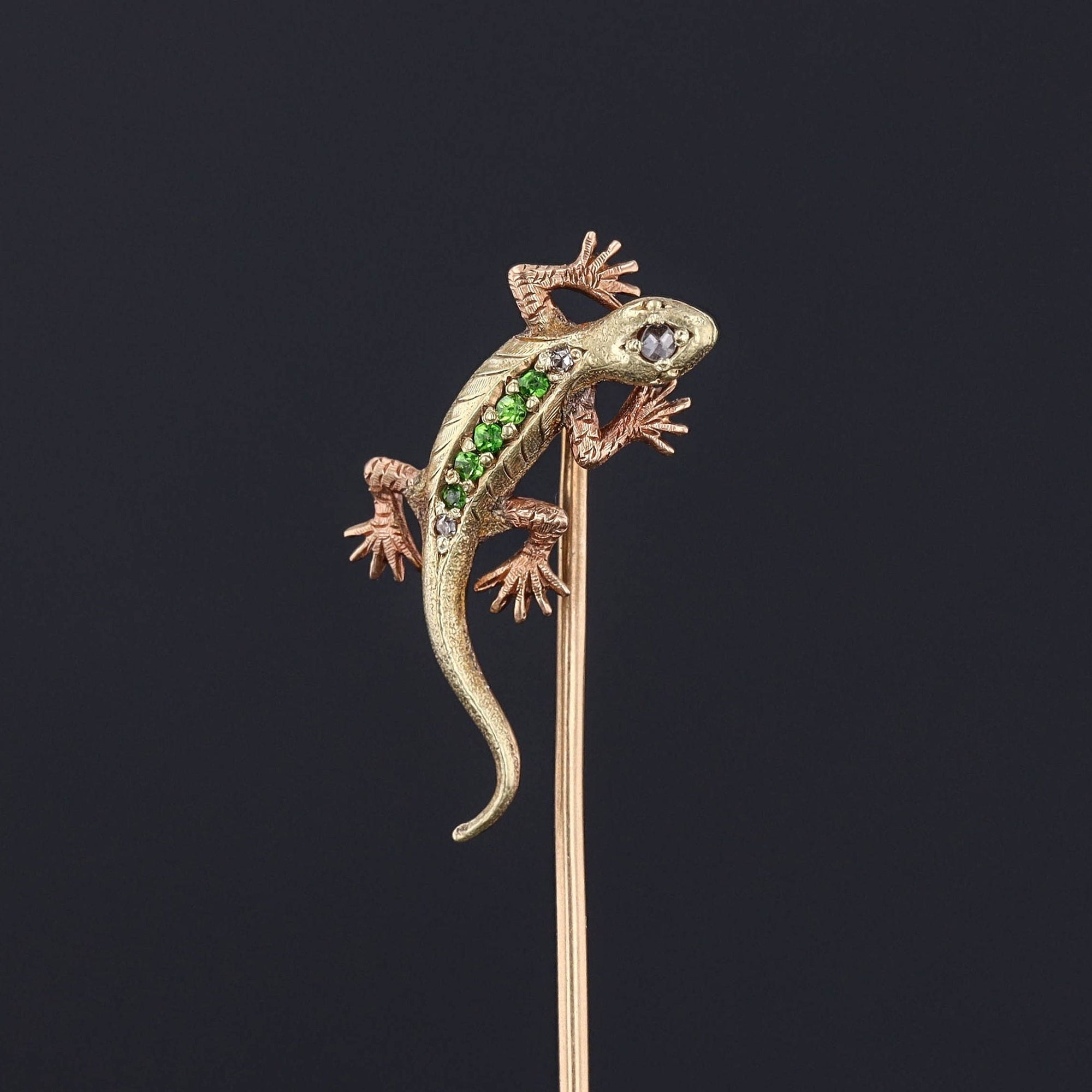 Lizard Stickpin | Antique Stickpin 