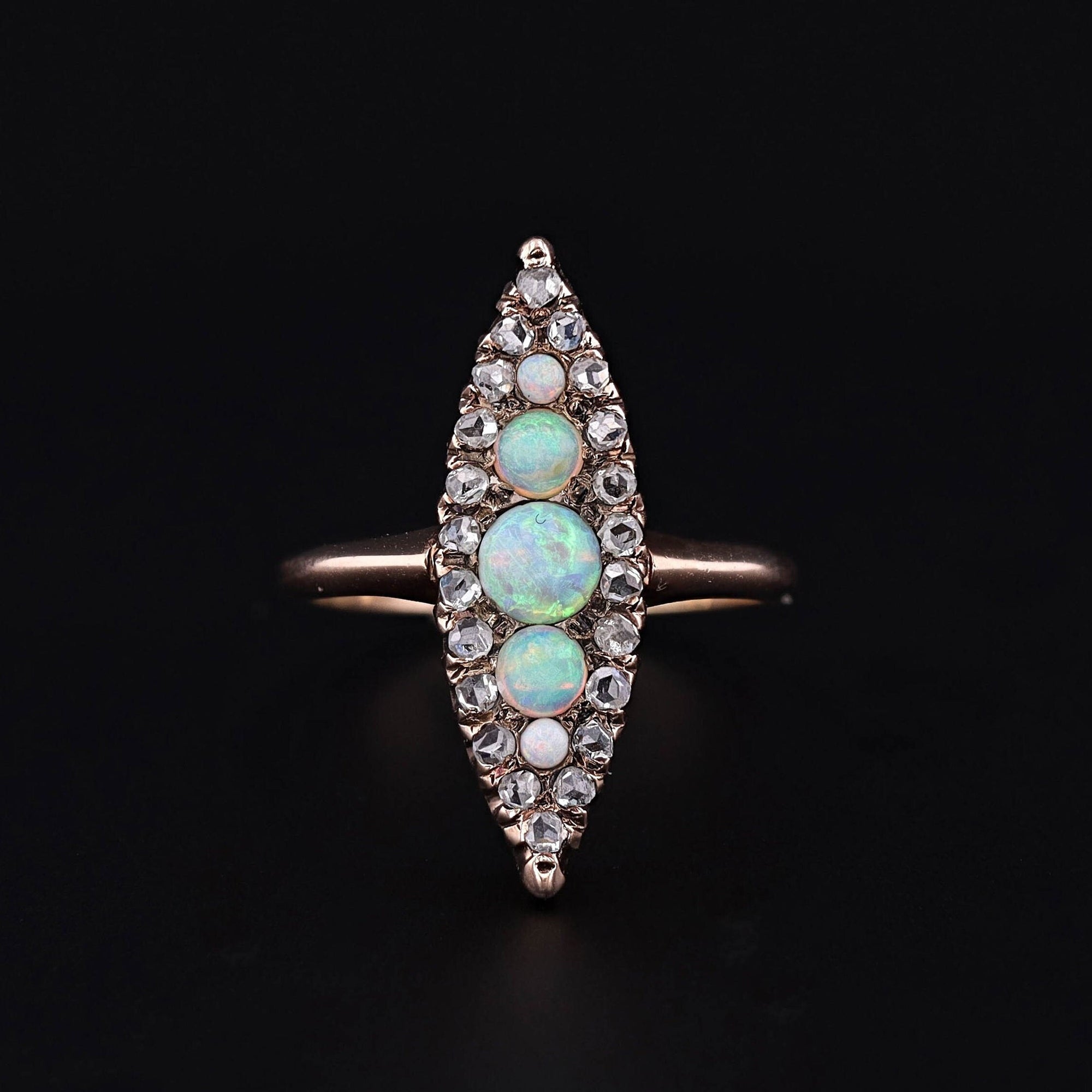 Opal Ring | Navettte Ring 