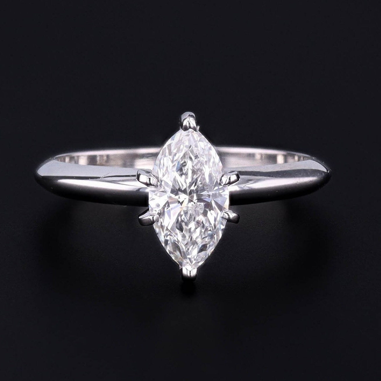 Marquise Cut Diamond Ring | Diamond Engagement Ring 
