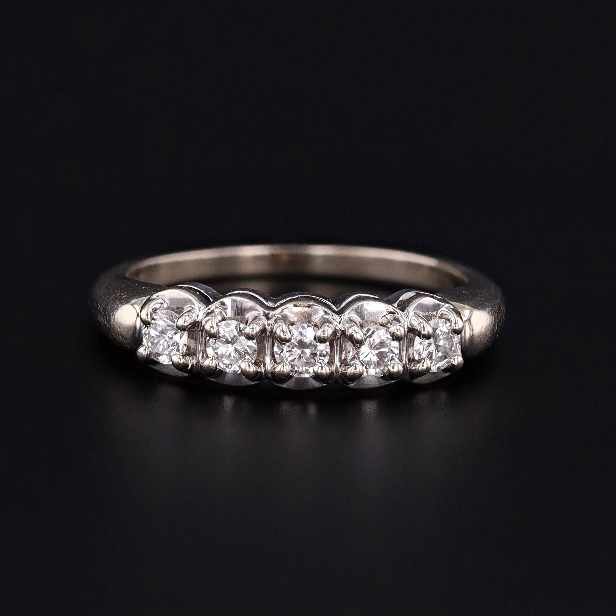Vintage Diamond Wedding Band | Diamond Ring 