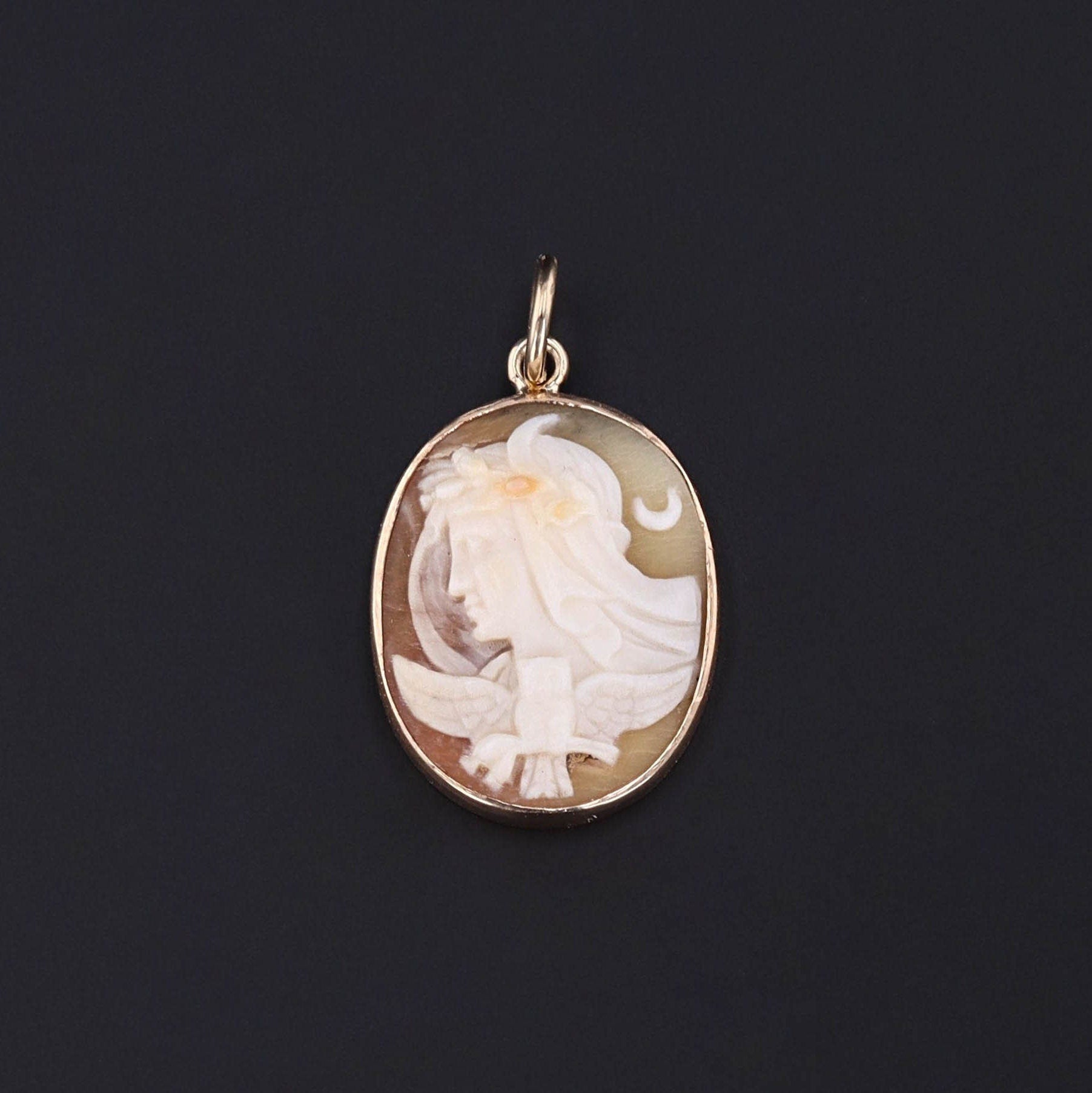 Athena Pendant | Cameo Charm 