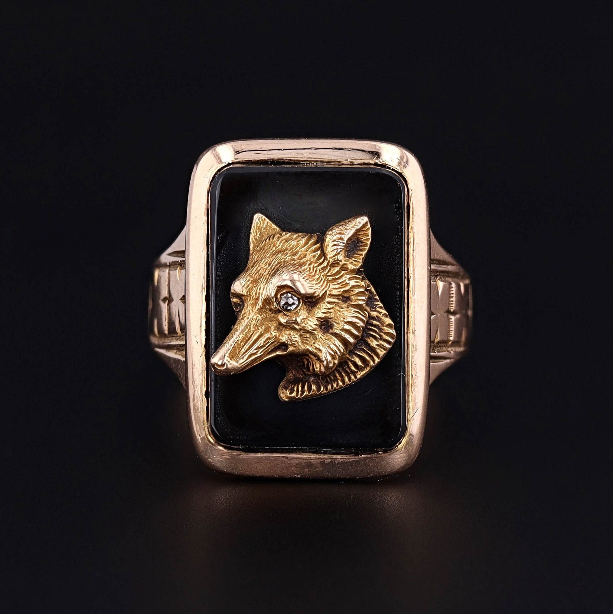 Fox Ring | Agate Ring 