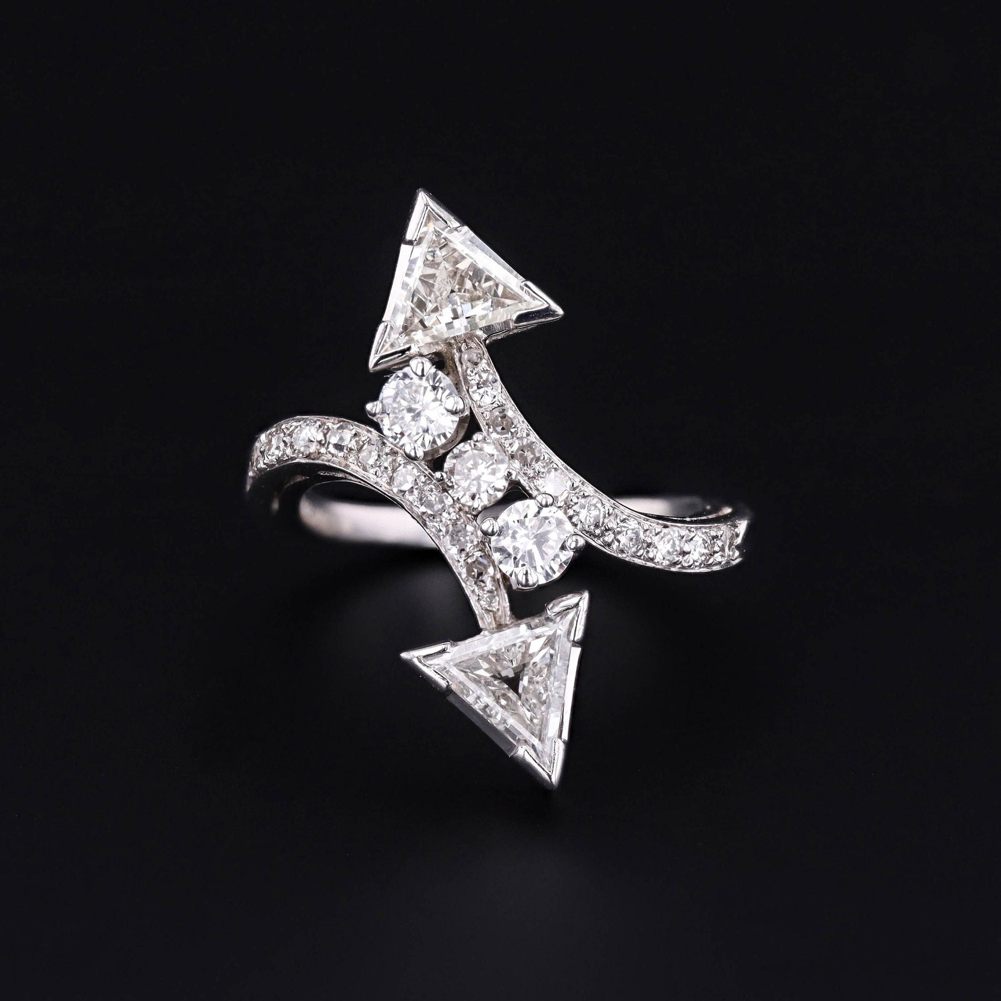 Diamond Arrow Ring | Vintage Ring 