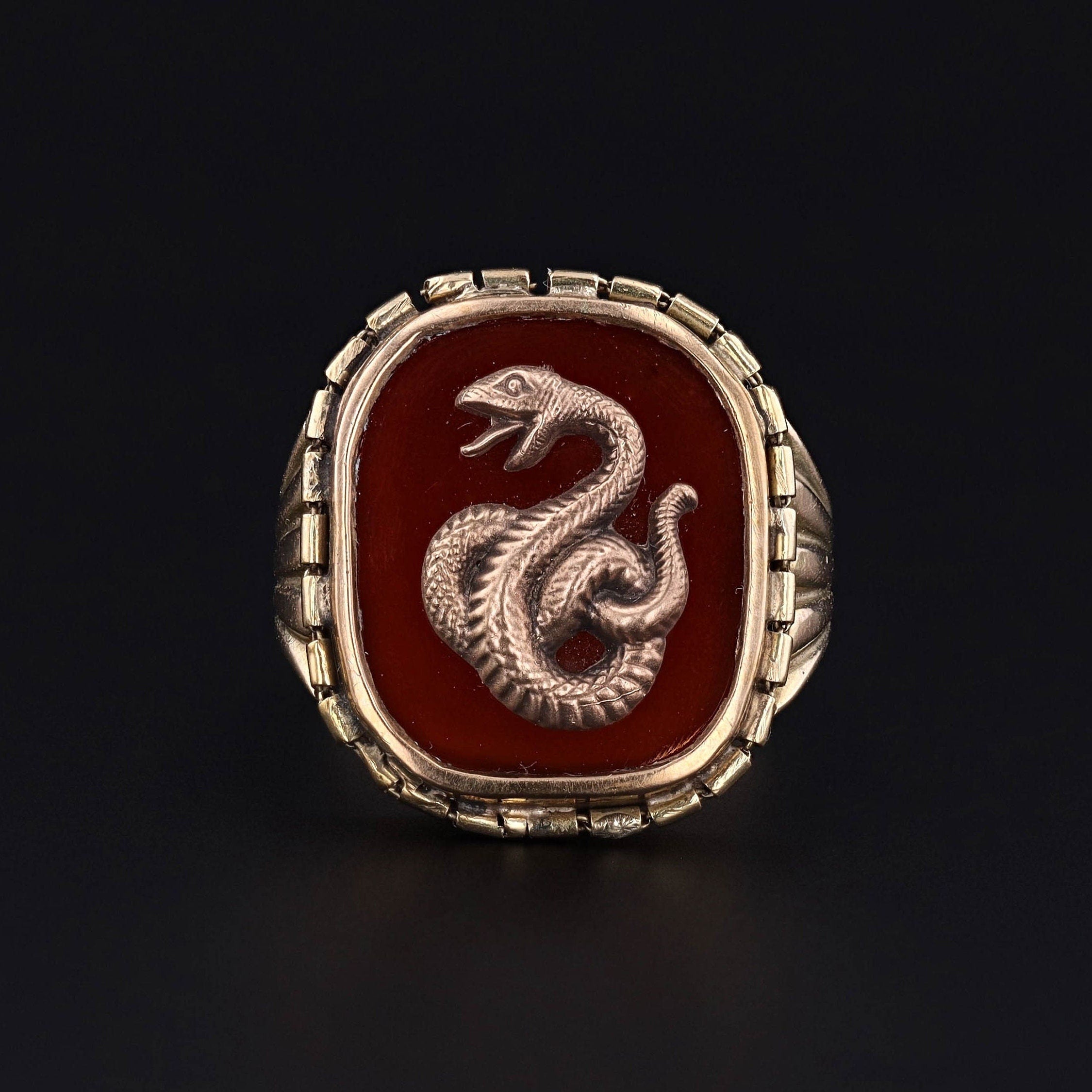Louis Vuitton Monogram Snake Ring at 1stDibs