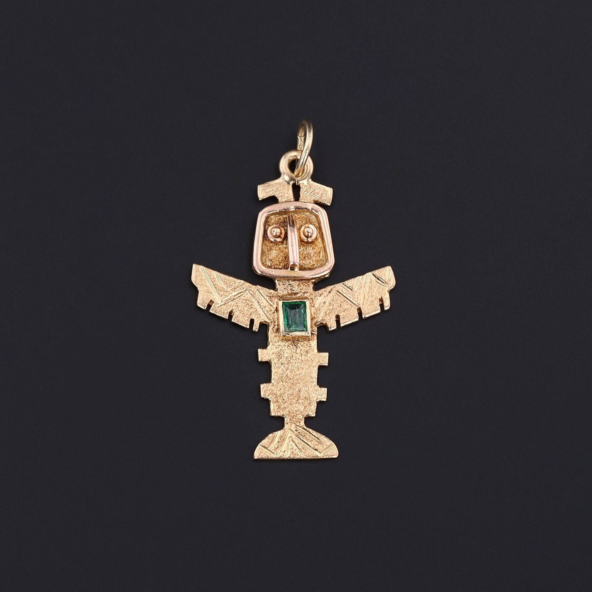 Totem Pole Pendant | Totem Charm 