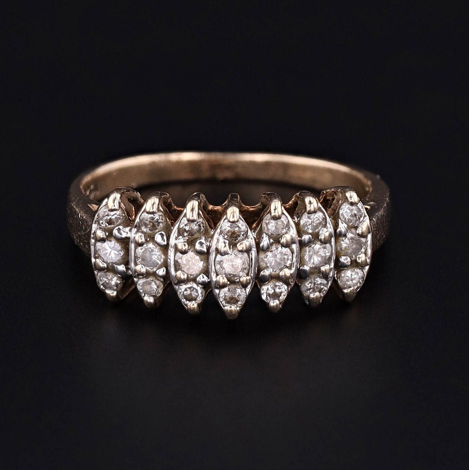 Vintage Diamond Ring of 10k Gold