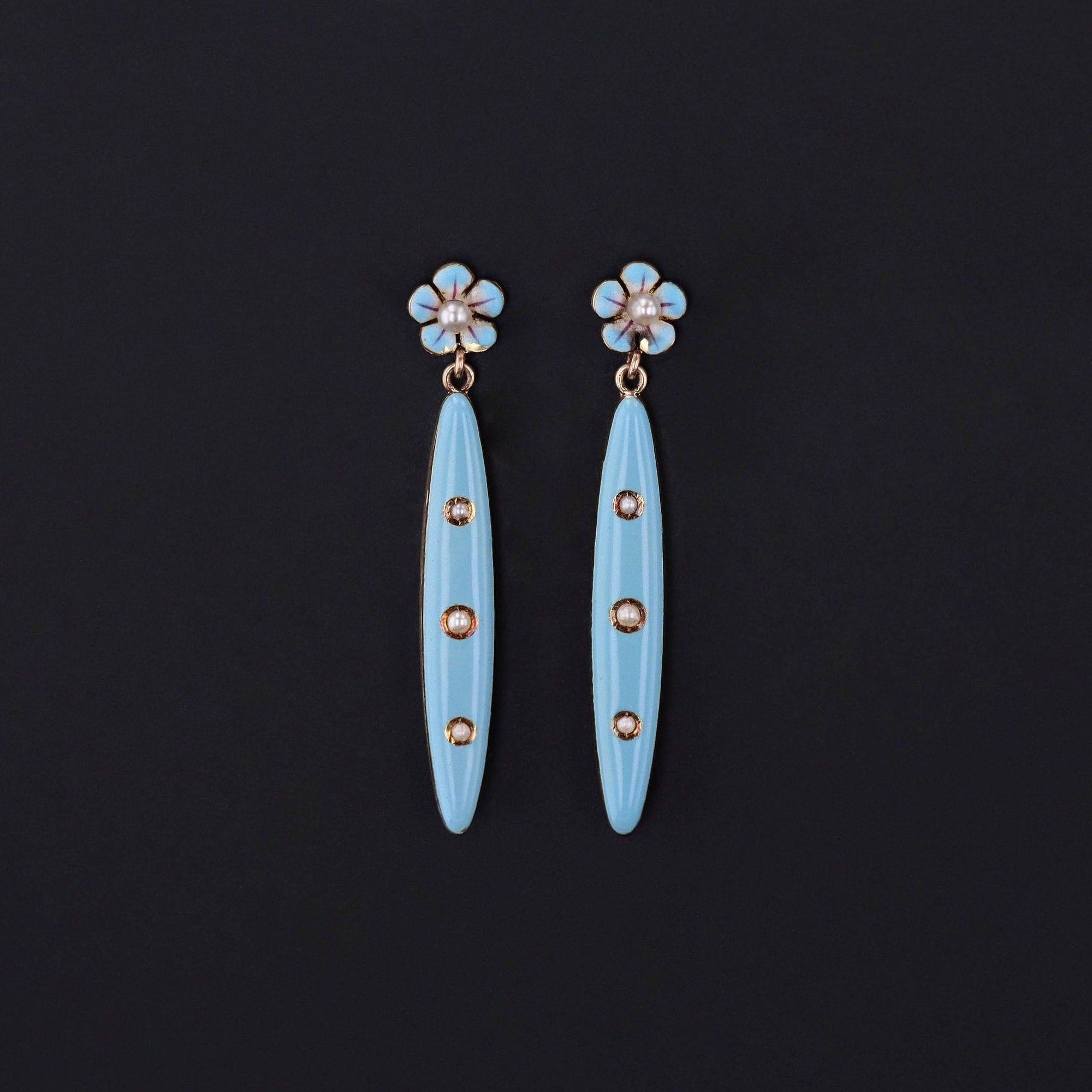Forget-Me-Not Earrings | Blue Flower Earrings 