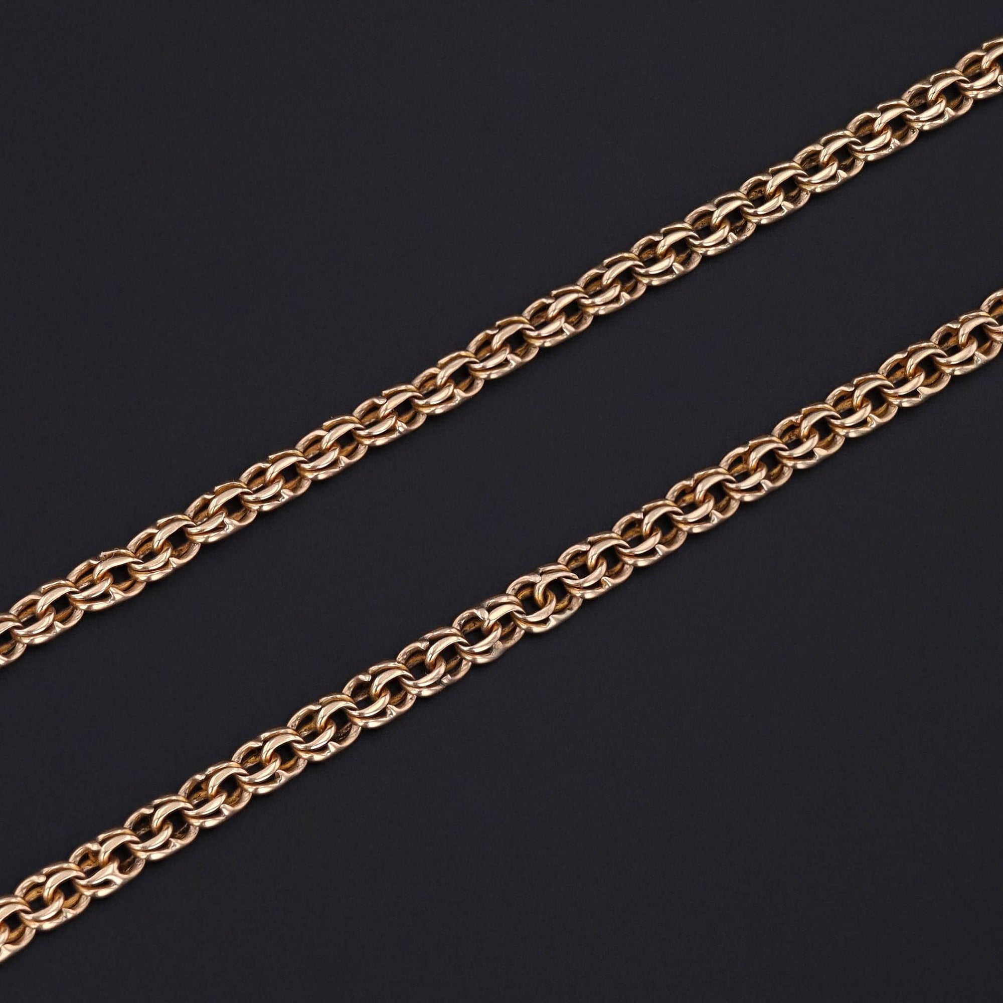 Antique Watch Chain | 14k Gold Chain 