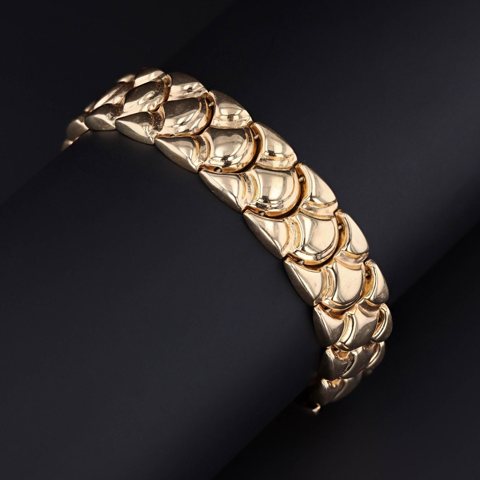 14k Gold Link Bracelet | Vintage Bracelet