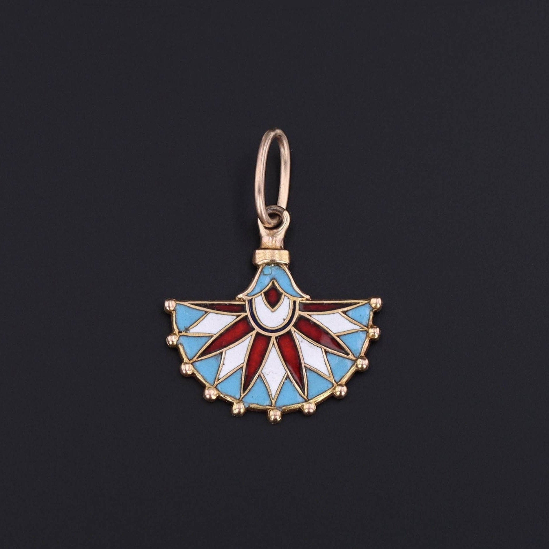 Lotus Charm | Egyptian Revival Pendant 