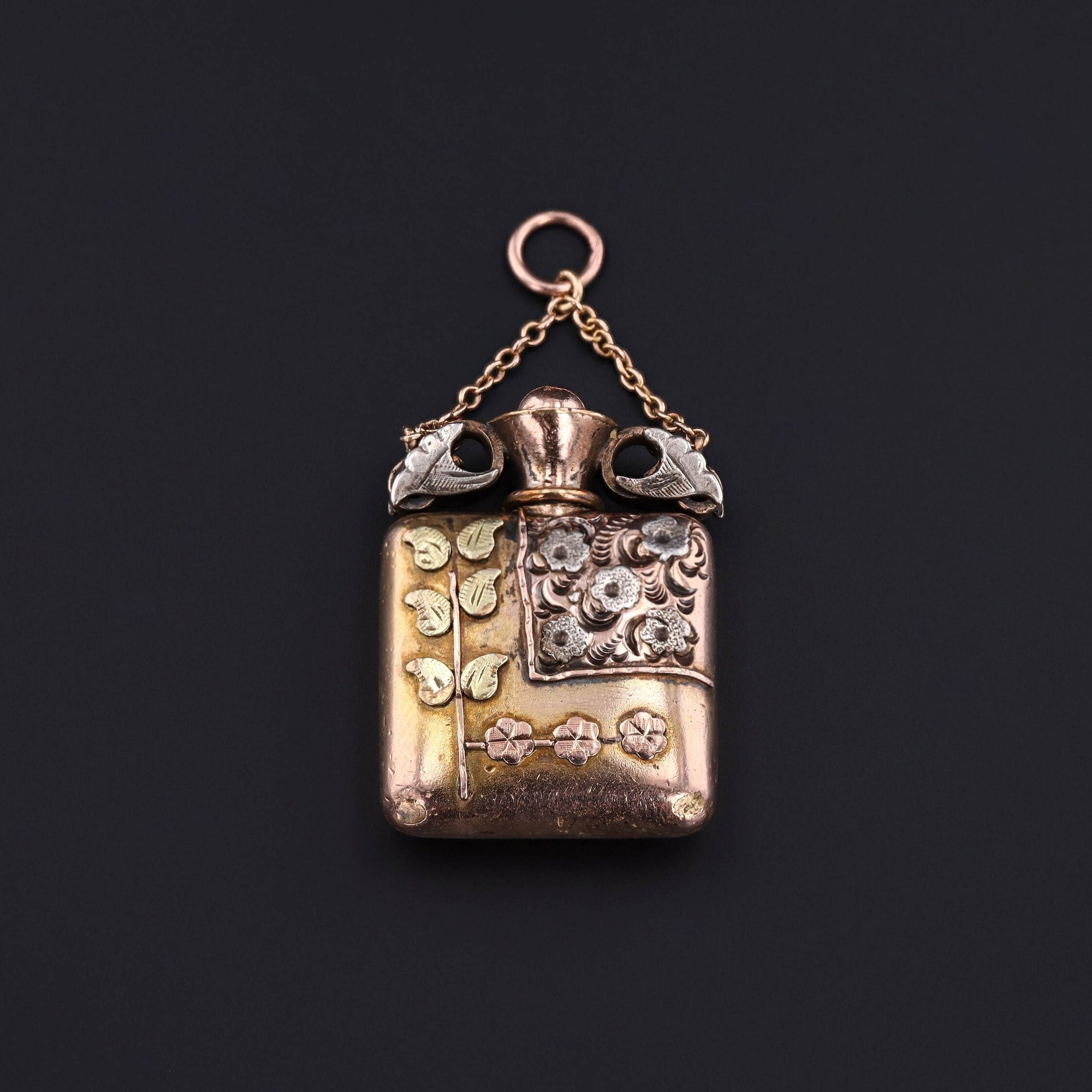 Antique Victorian Gold Filled Perfume Charm