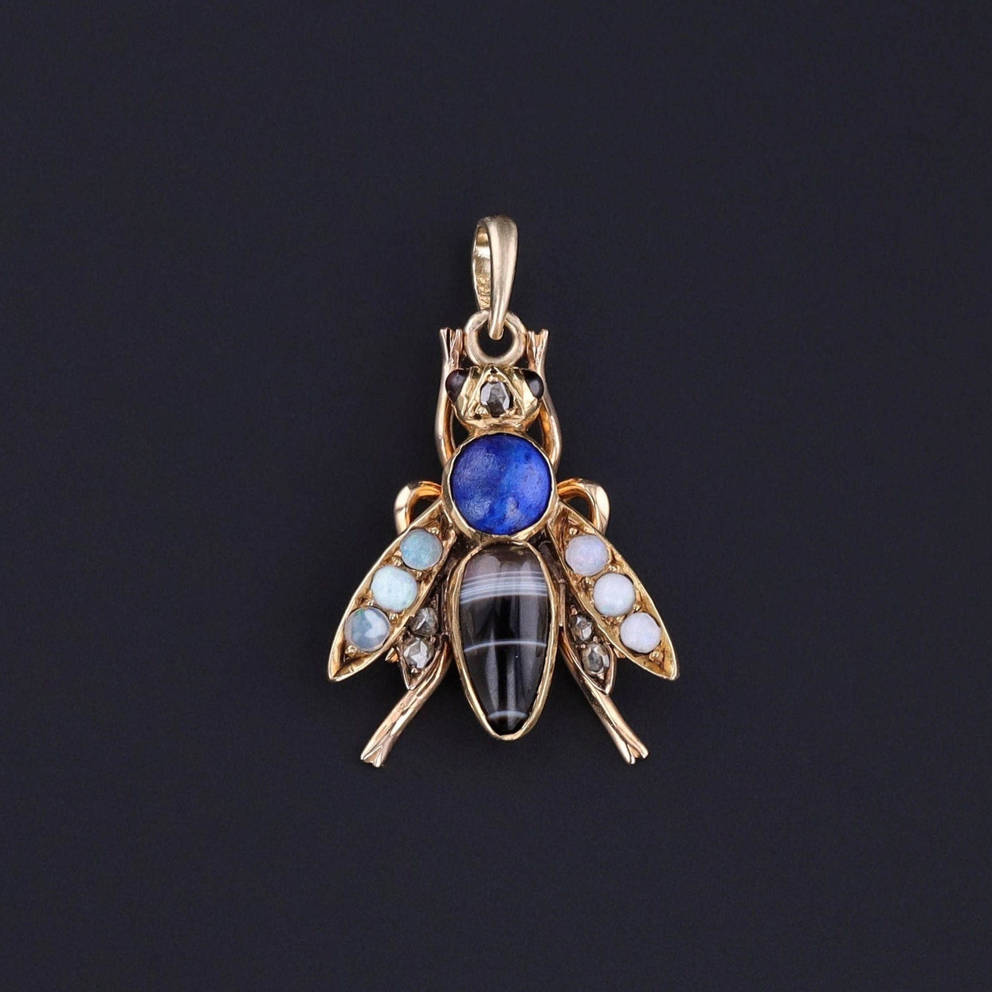 Vintage Bee Conversion Pendant of 15ct Gold