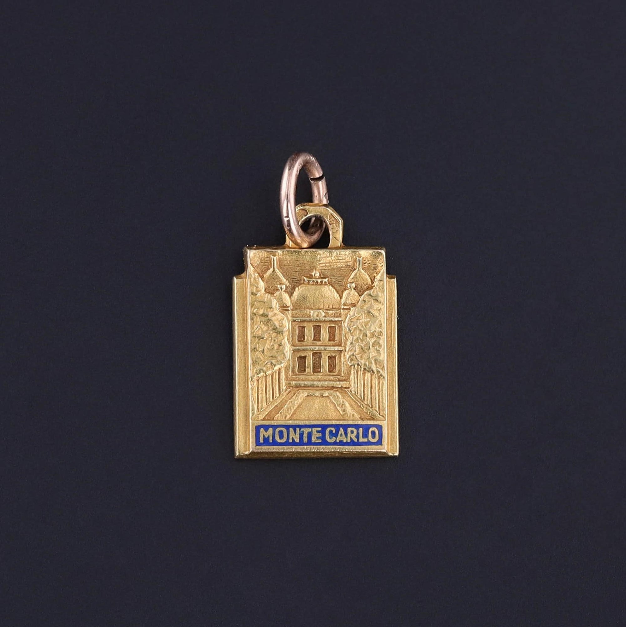 Vintage Monte Carlo Charm of 18k Gold