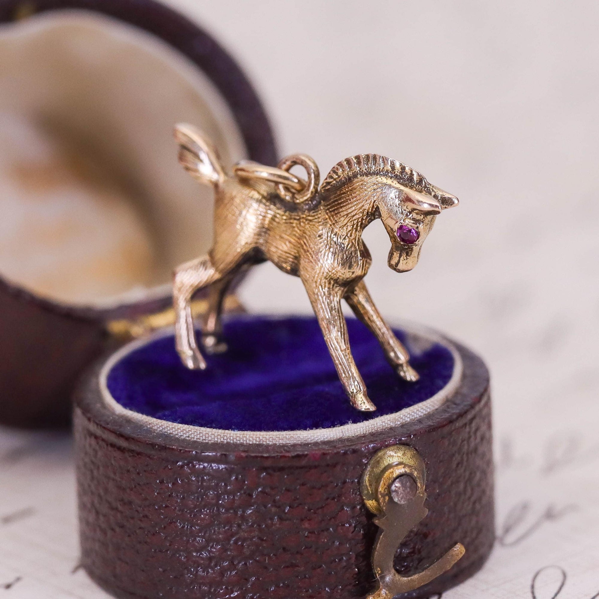 Vintage Horse Charm of 9ct Gold
