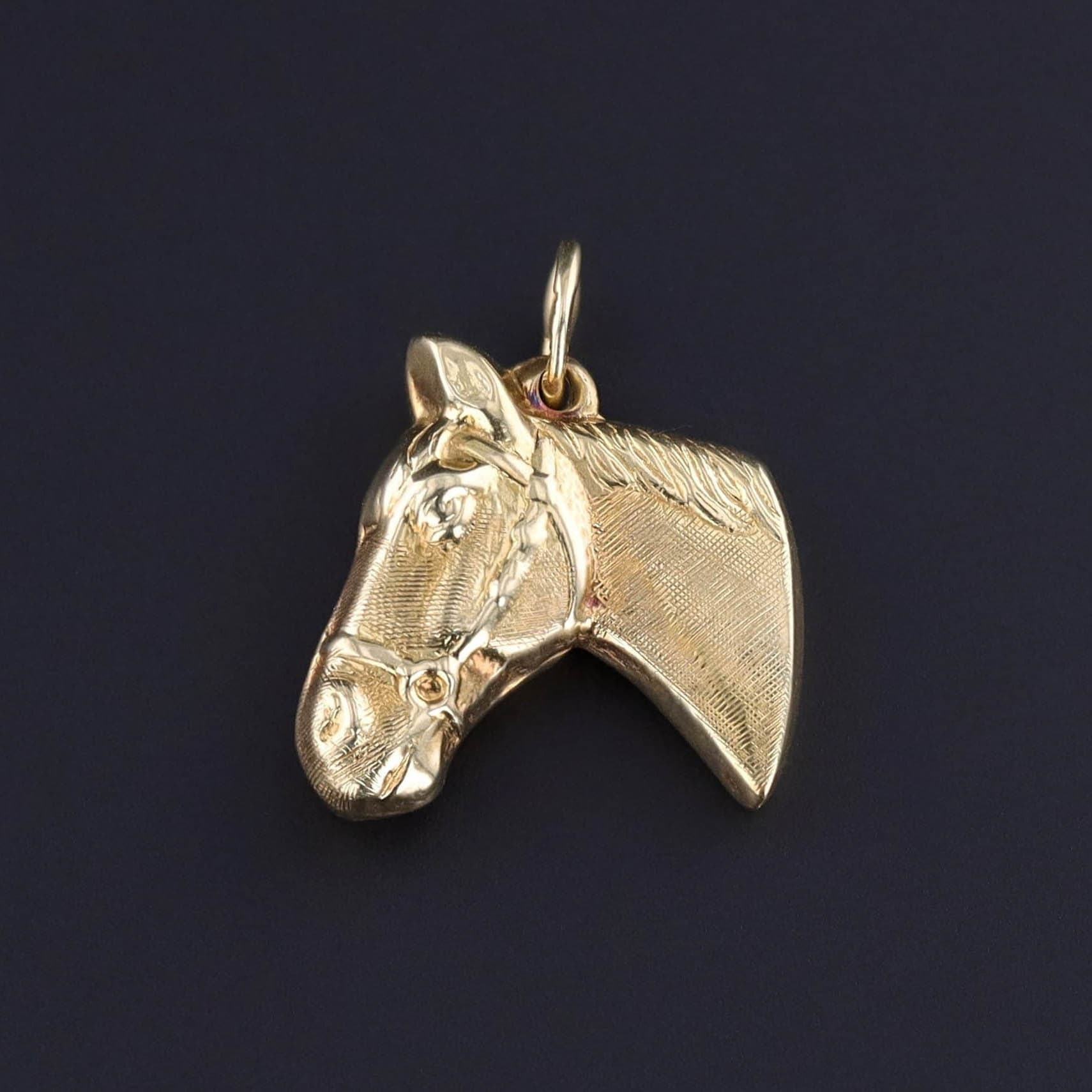Antique Horse Charm of 14k Gold