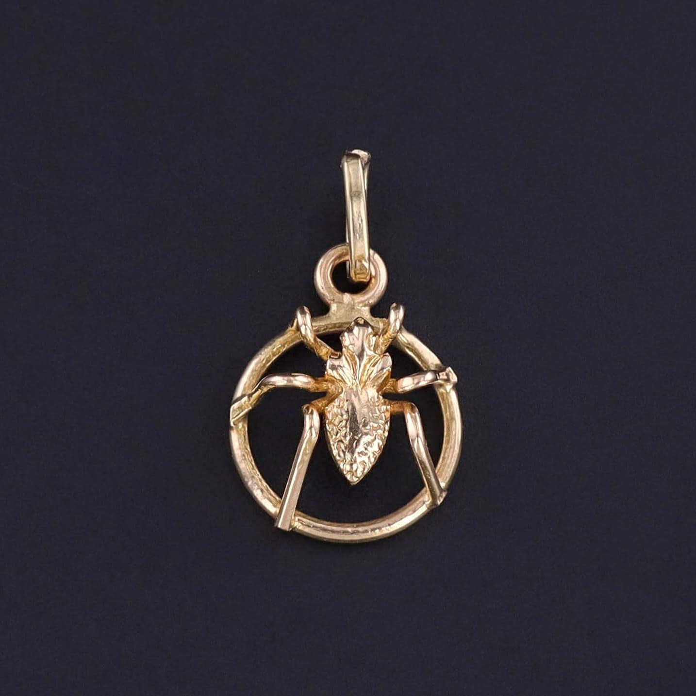 Vintage Insect Charm of 18k Gold