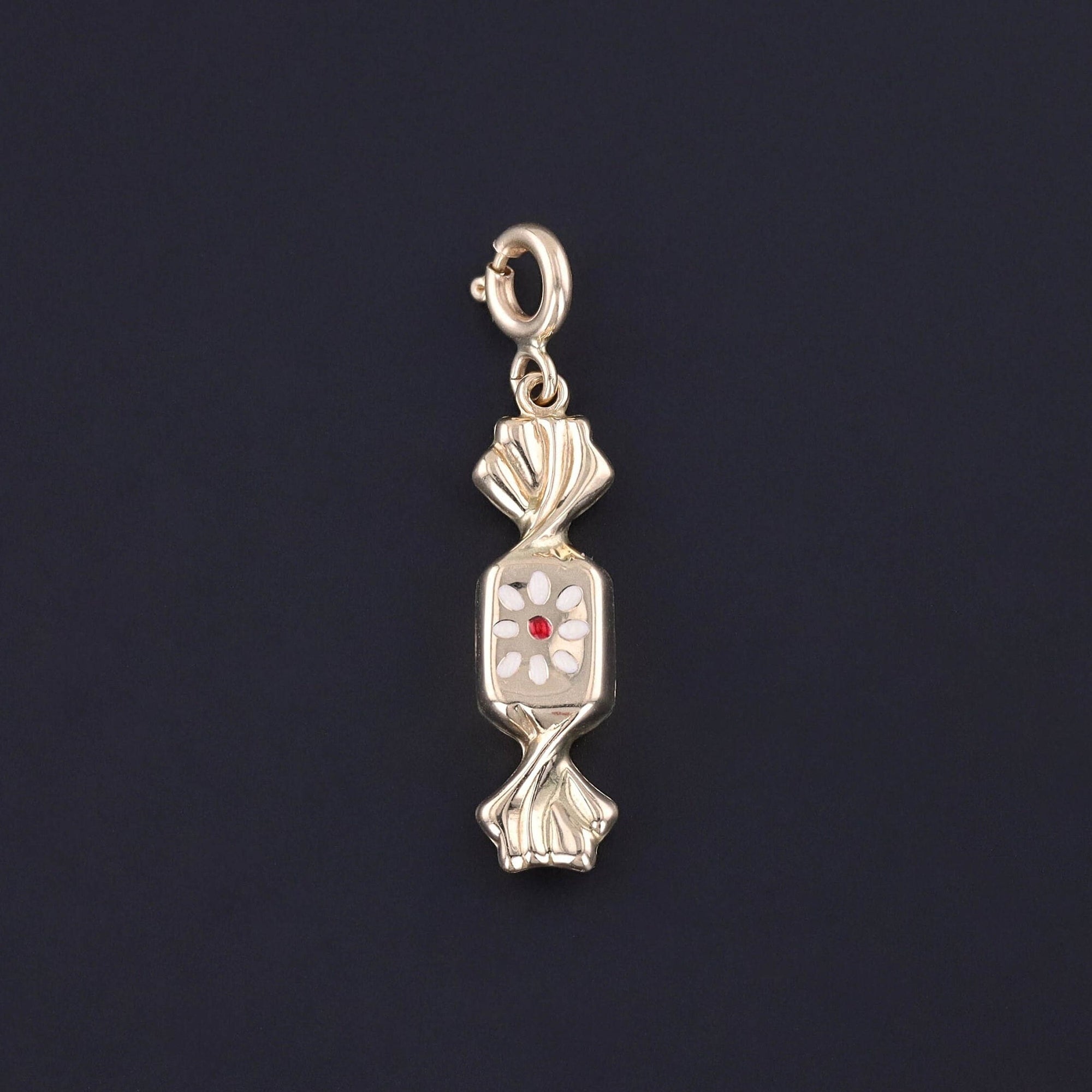 Vintage Candy Charm of 14k Gold
