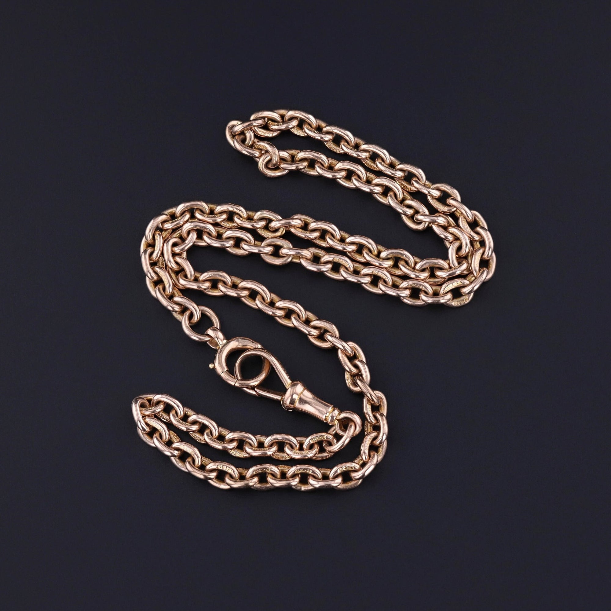 Antique Watch Chain of 9ct Gold