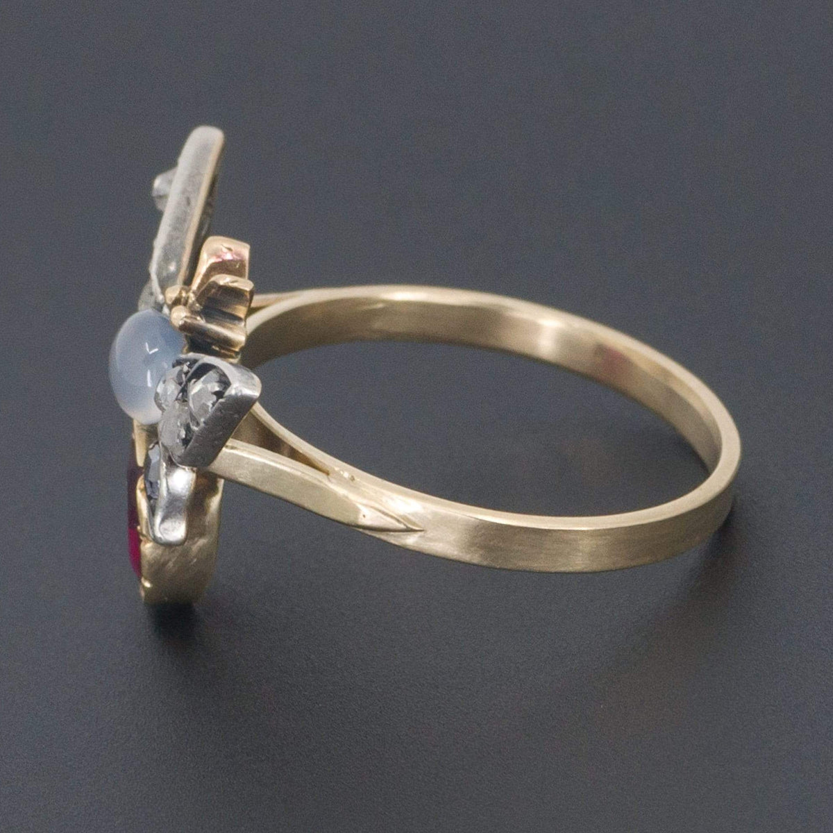 Insect Ring | Antique Pin Conversion Ring - Trademark Antiques