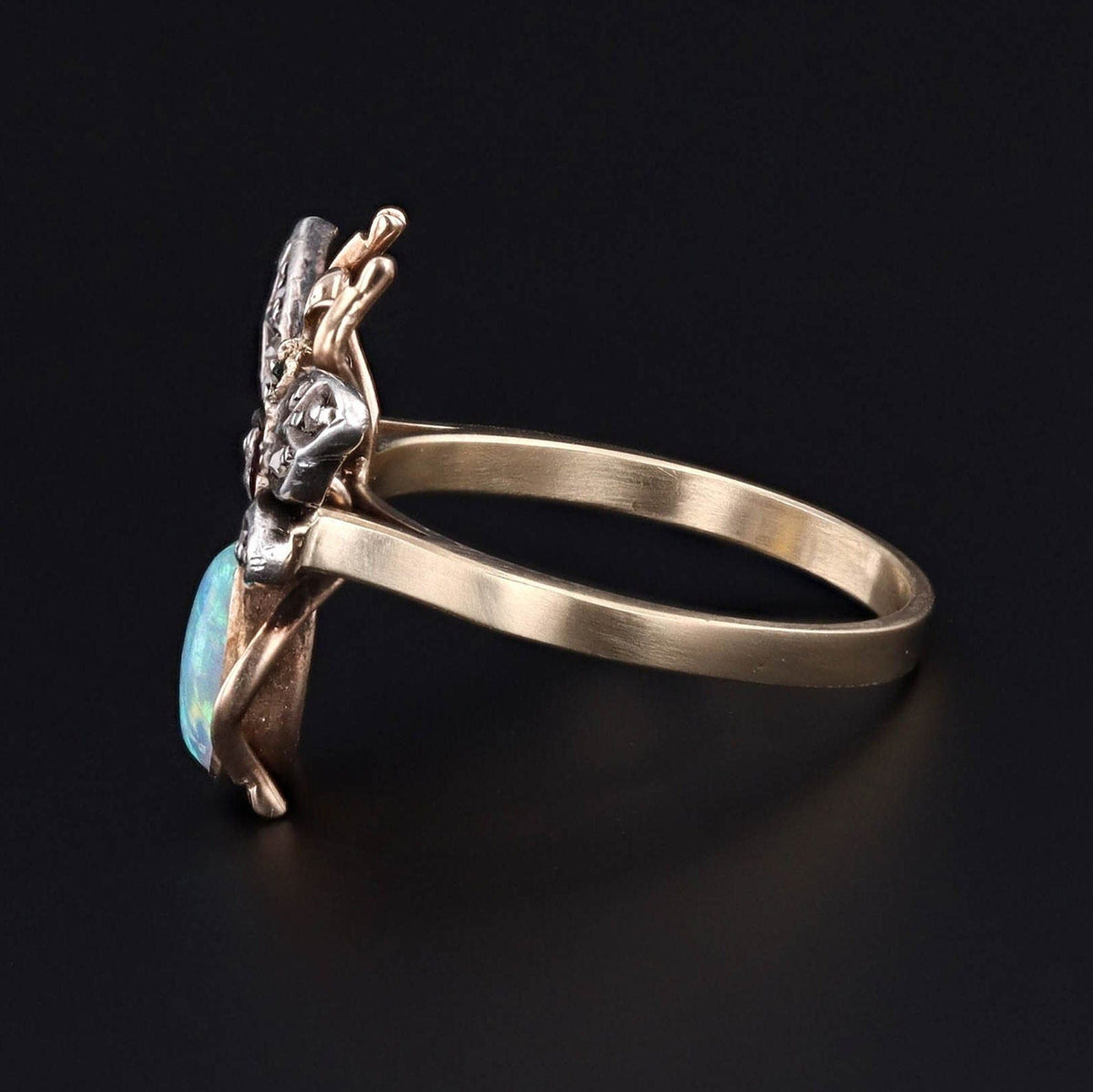 Insect Ring | Antique Pin Conversion Ring - Trademark Antiques