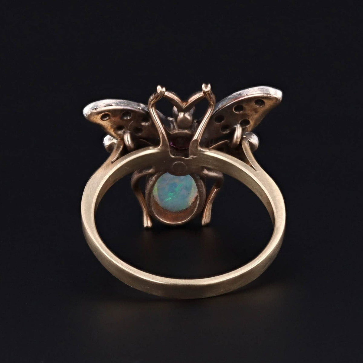 Insect Ring | Antique Pin Conversion Ring - Trademark Antiques