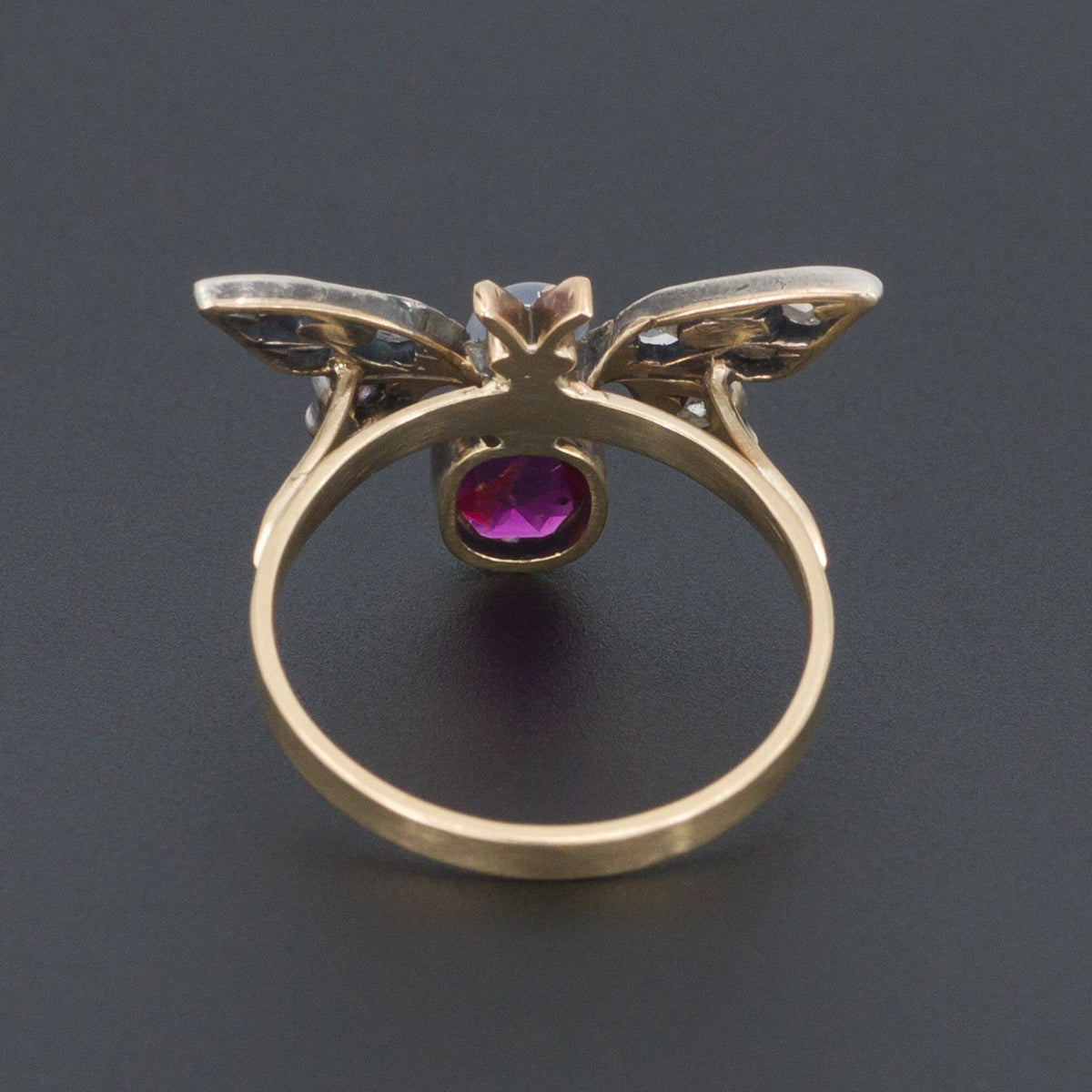Insect Ring | Antique Pin Conversion Ring - Trademark Antiques