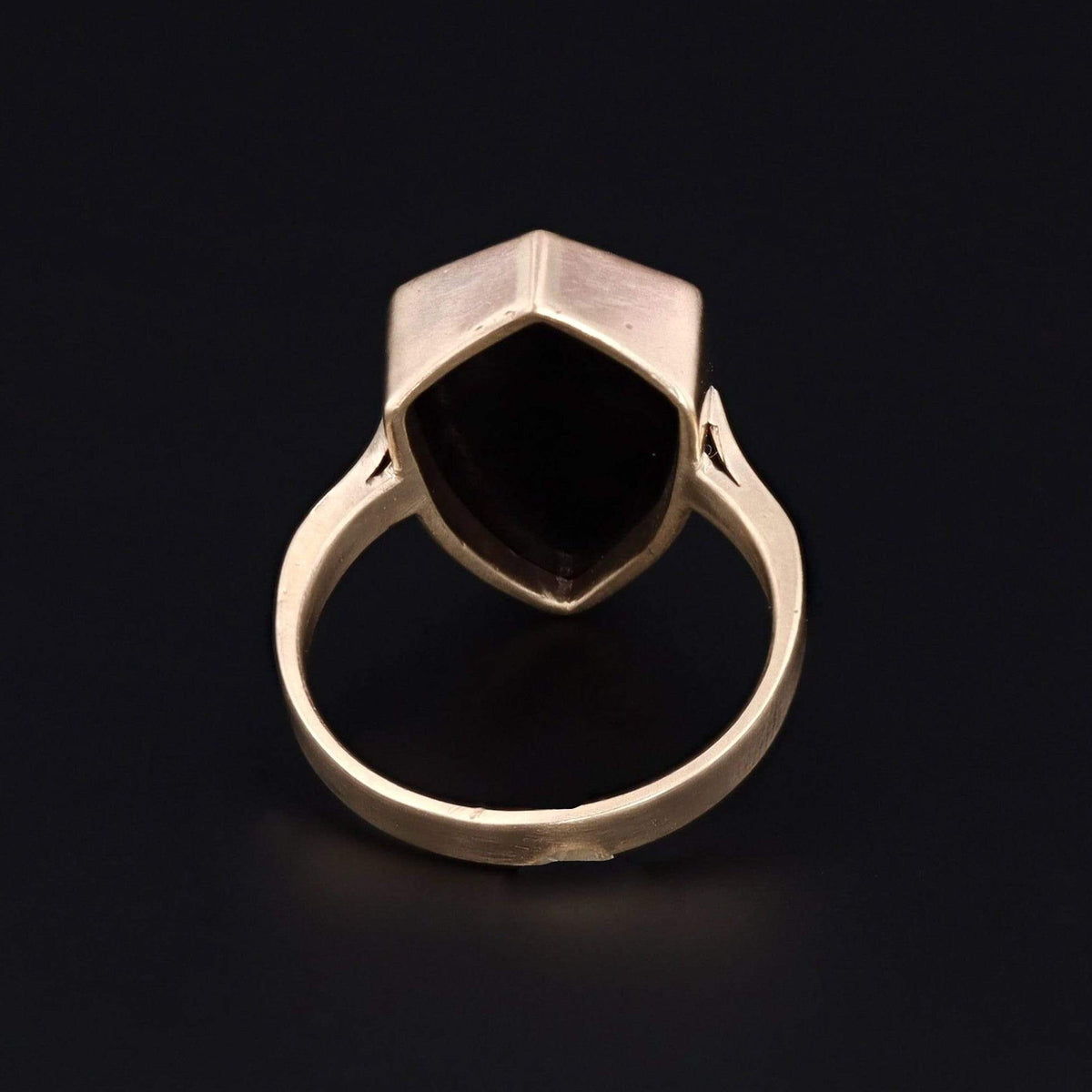 Intaglio Ring | Shield Intaglio Ring - Trademark Antiques