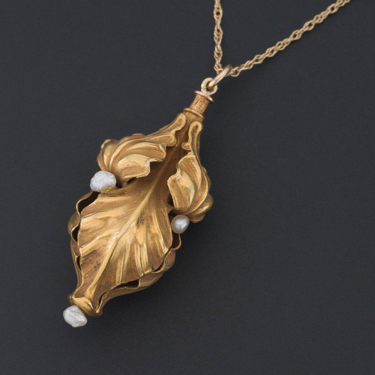 Iris Pendant | Antique Pin Conversion - Trademark Antiques