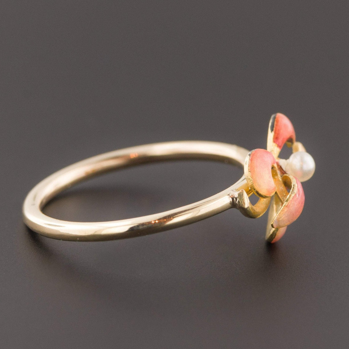 Iris Ring | 14k Gold Iris Ring - Trademark Antiques