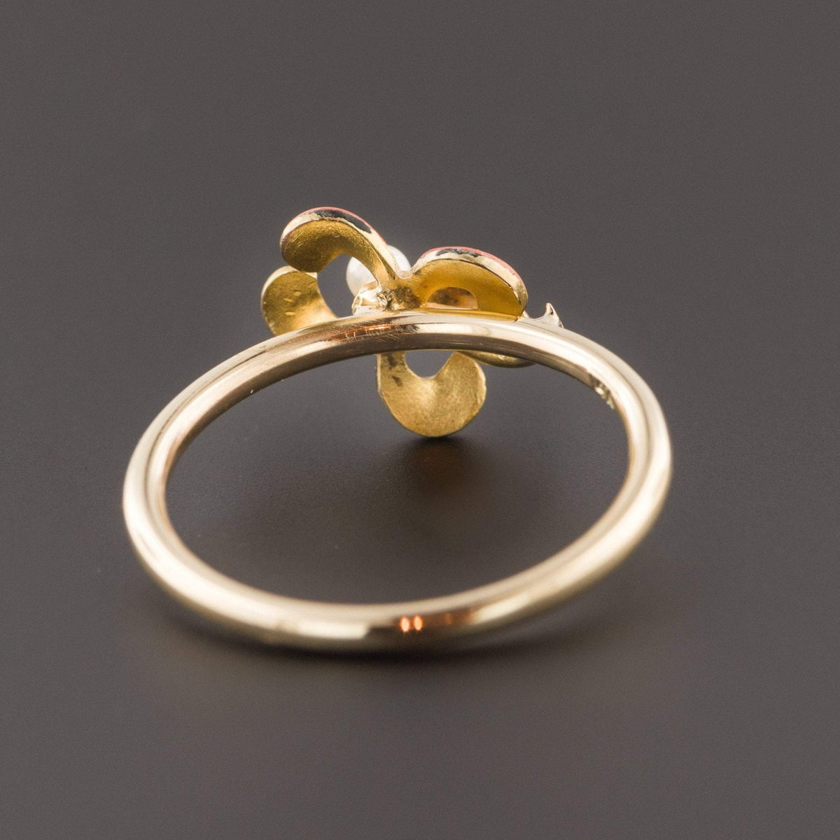 Iris Ring | 14k Gold Iris Ring - Trademark Antiques