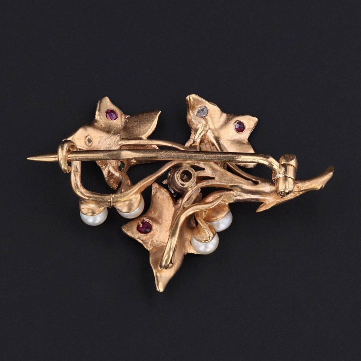 Ivy Brooch | Antique Brooch - Trademark Antiques