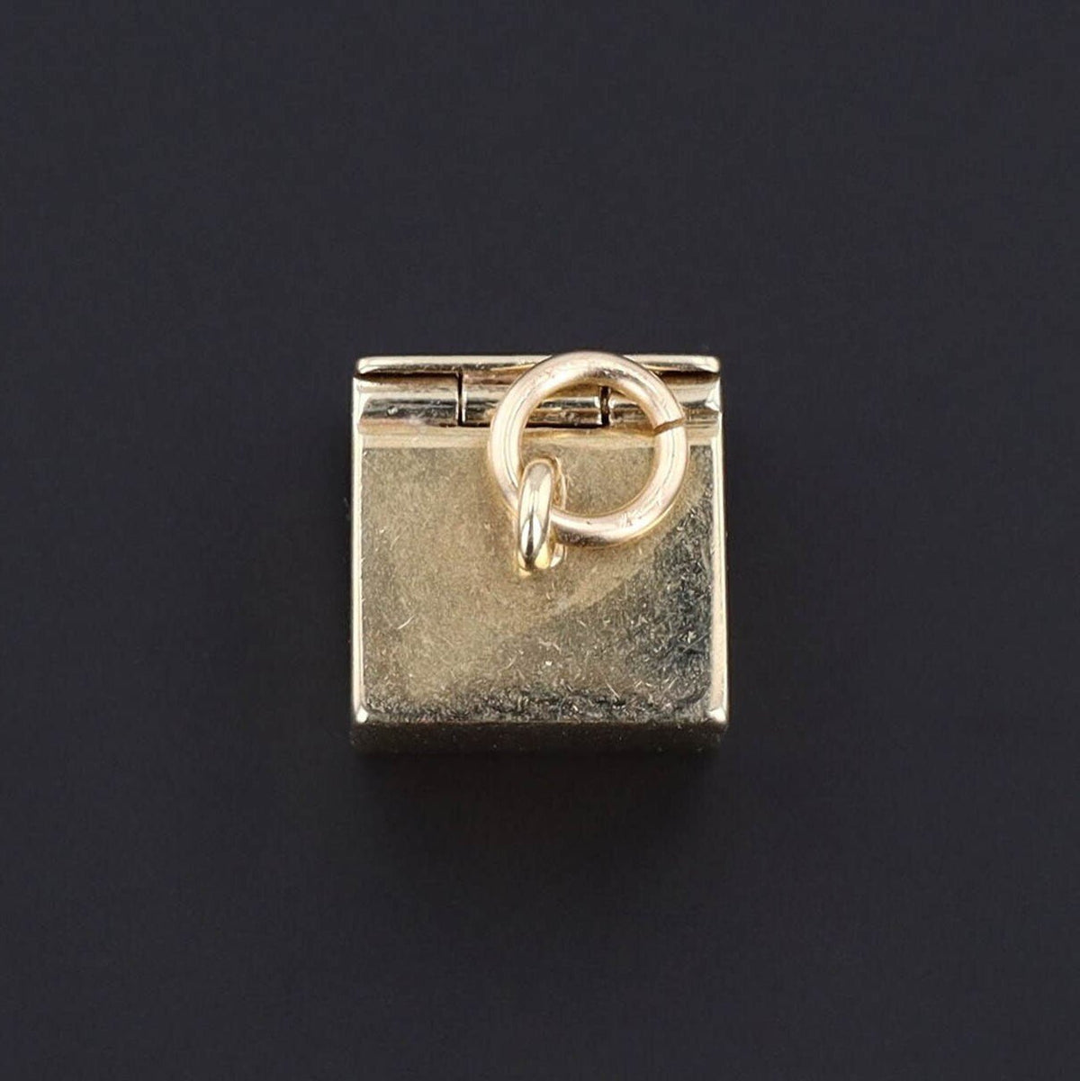 Jack In the Box Charm | 14k Gold and Enamel Charm - Trademark Antiques