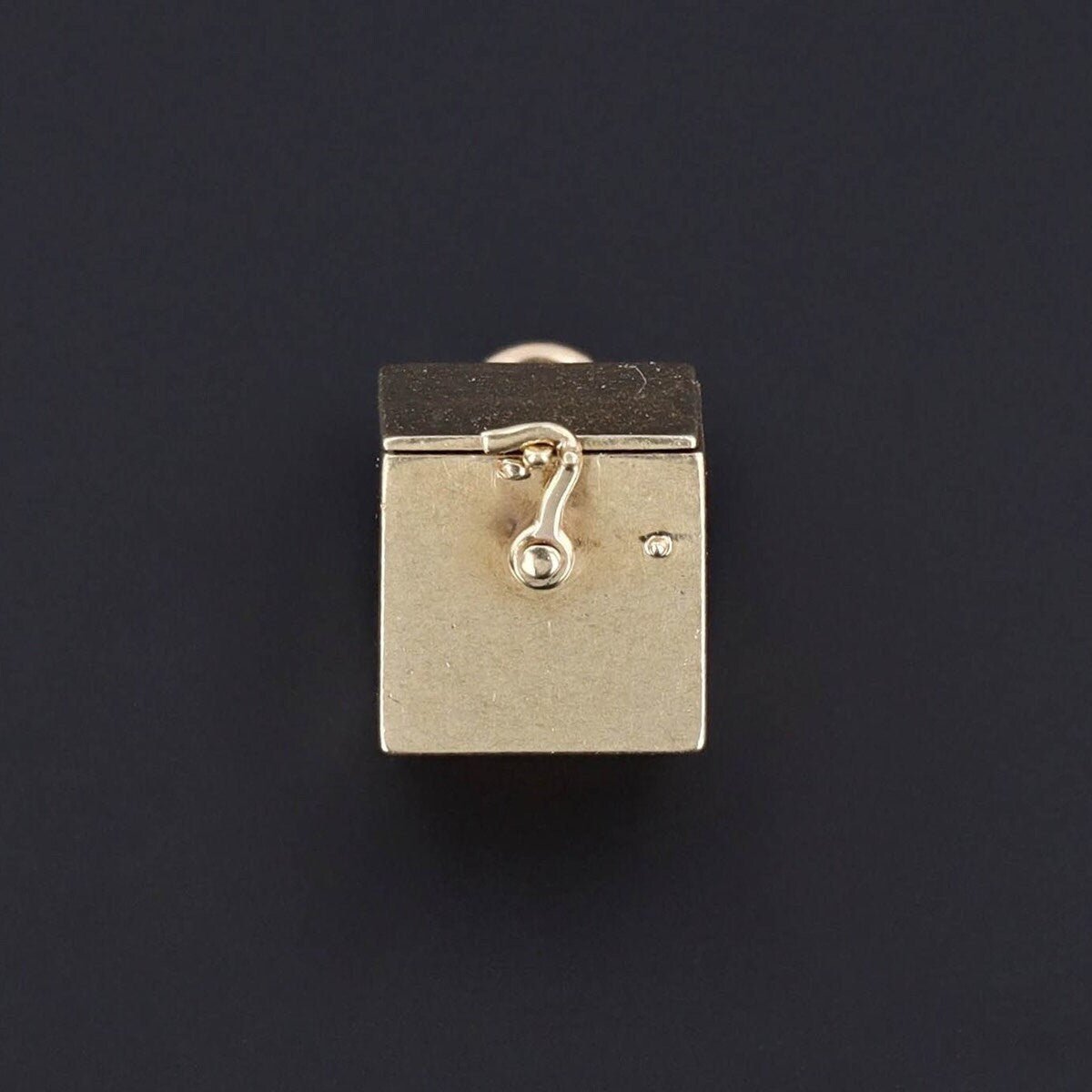 Jack In the Box Charm | 14k Gold and Enamel Charm - Trademark Antiques