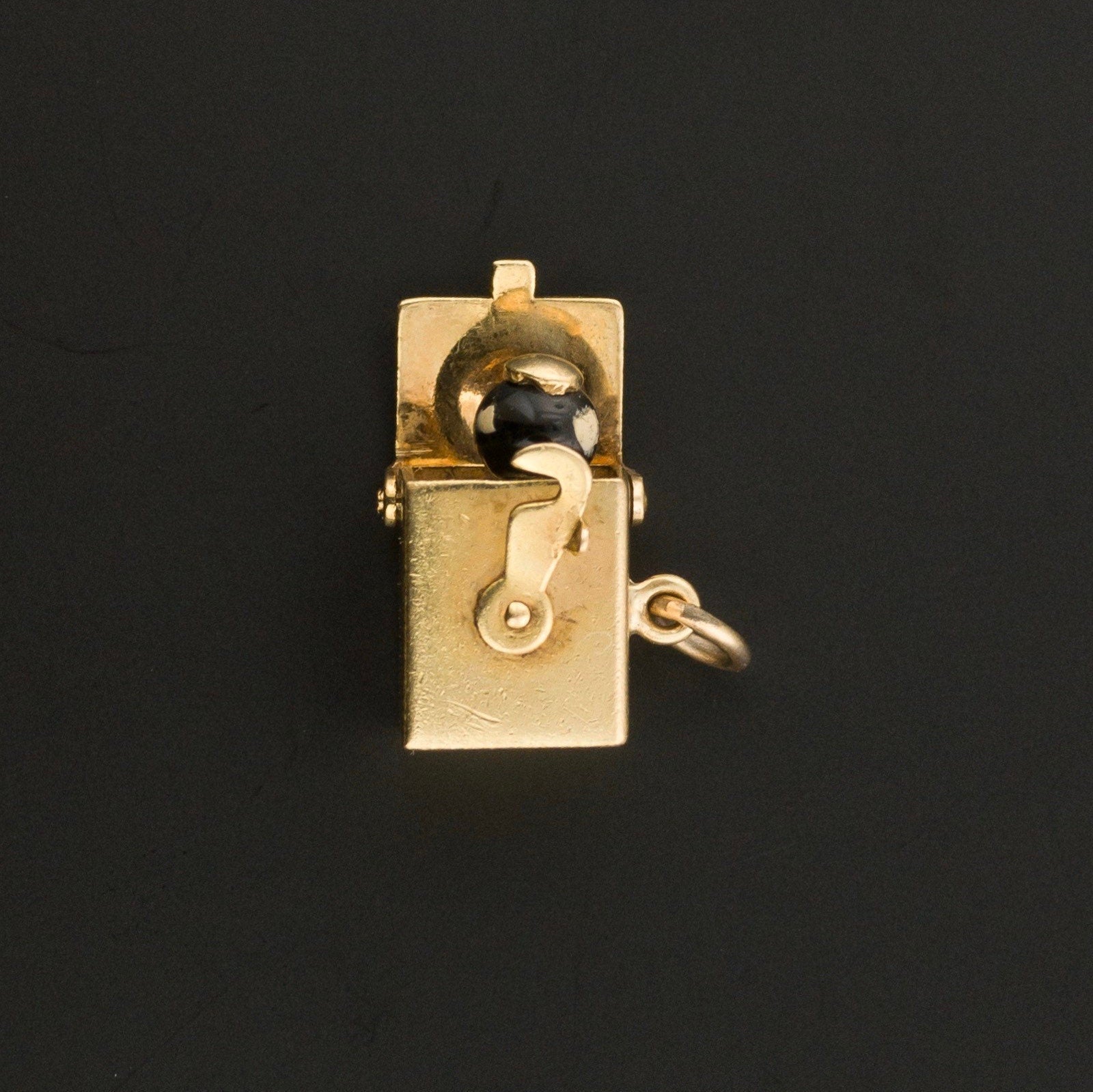 Jack In the Box Charm | 14k Gold Charm - Trademark Antiques