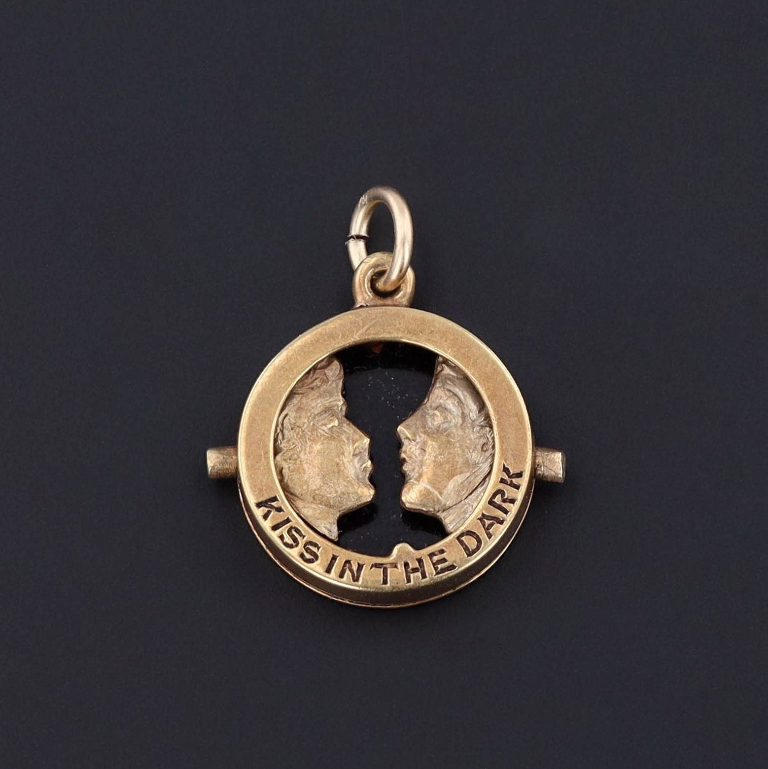 Kissing Charm | Moveable Charm - Trademark Antiques