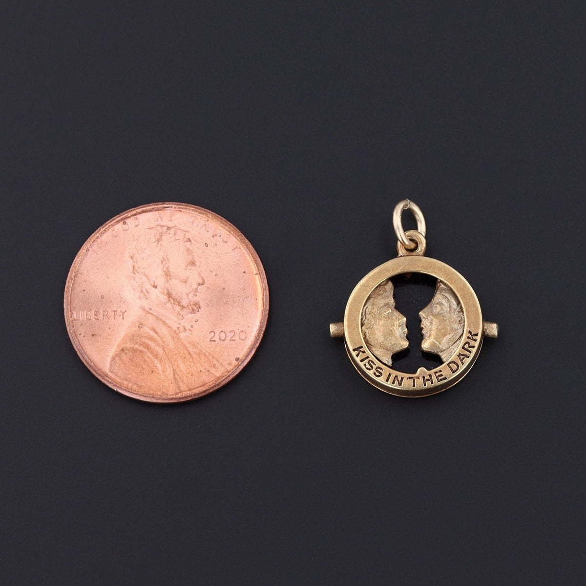 Kissing Charm | Moveable Charm - Trademark Antiques