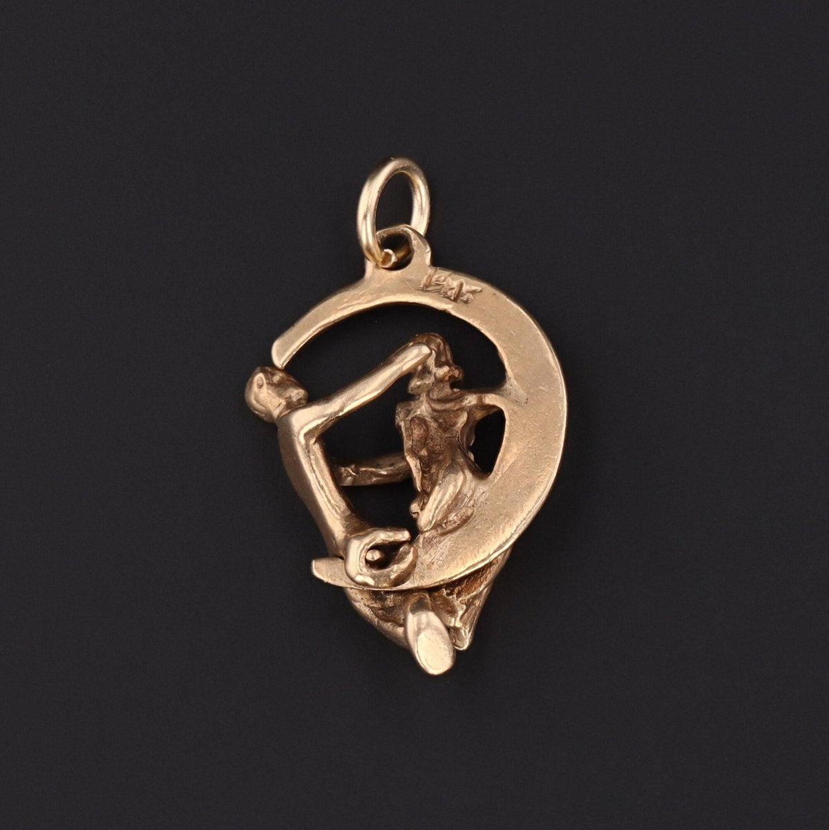 Kissing in the Moonlight Charm | Moveable Charm - Trademark Antiques